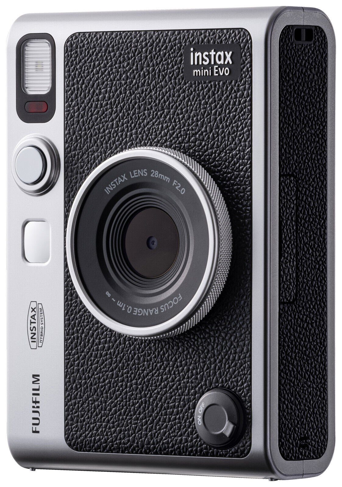 FUJIFILM Instax Mini Evo black Sofortbildkamera (inkl. Li-IONen Akku, inkl. USB-C-Ladekabel, mit Hybridfunktion)