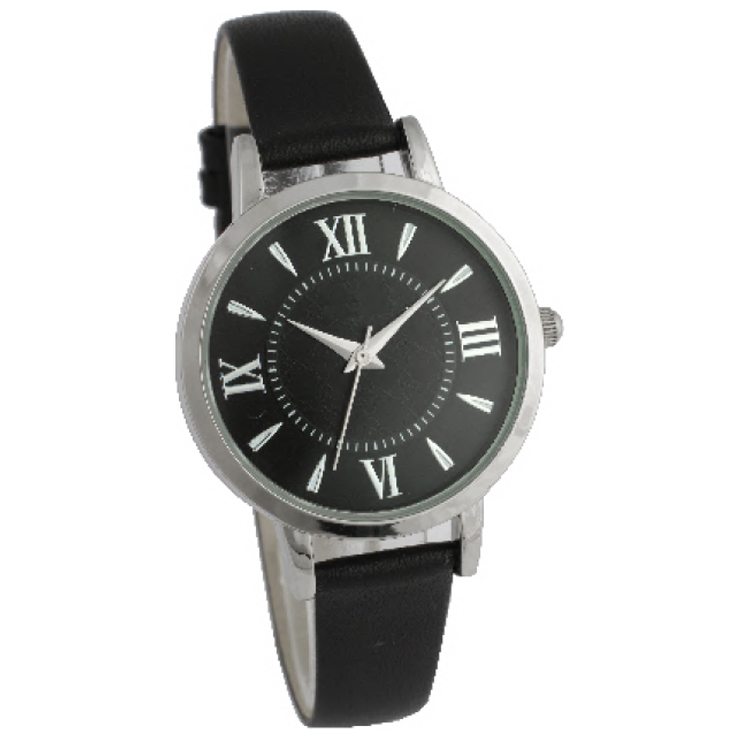 Miraval Quarzuhr Miraval Damenarmbanduhr Leder Schwarz, Elegante Uhr mit römischen Ziffern