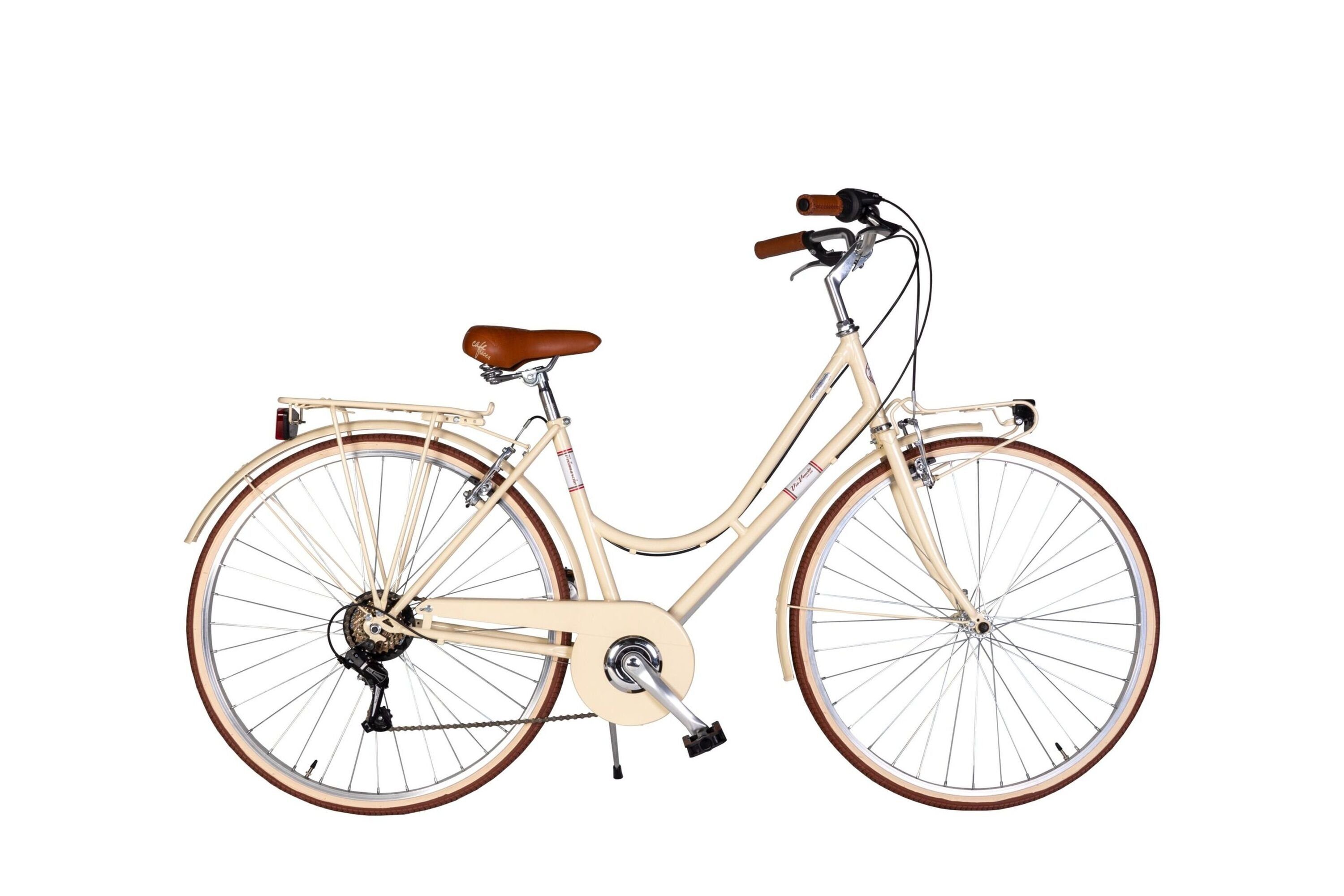VENICE - I love Italy Cityrad, 6 Gang Shimano, Kettenschaltung, Retrobike 28 Zoll CONDORINO Lady
