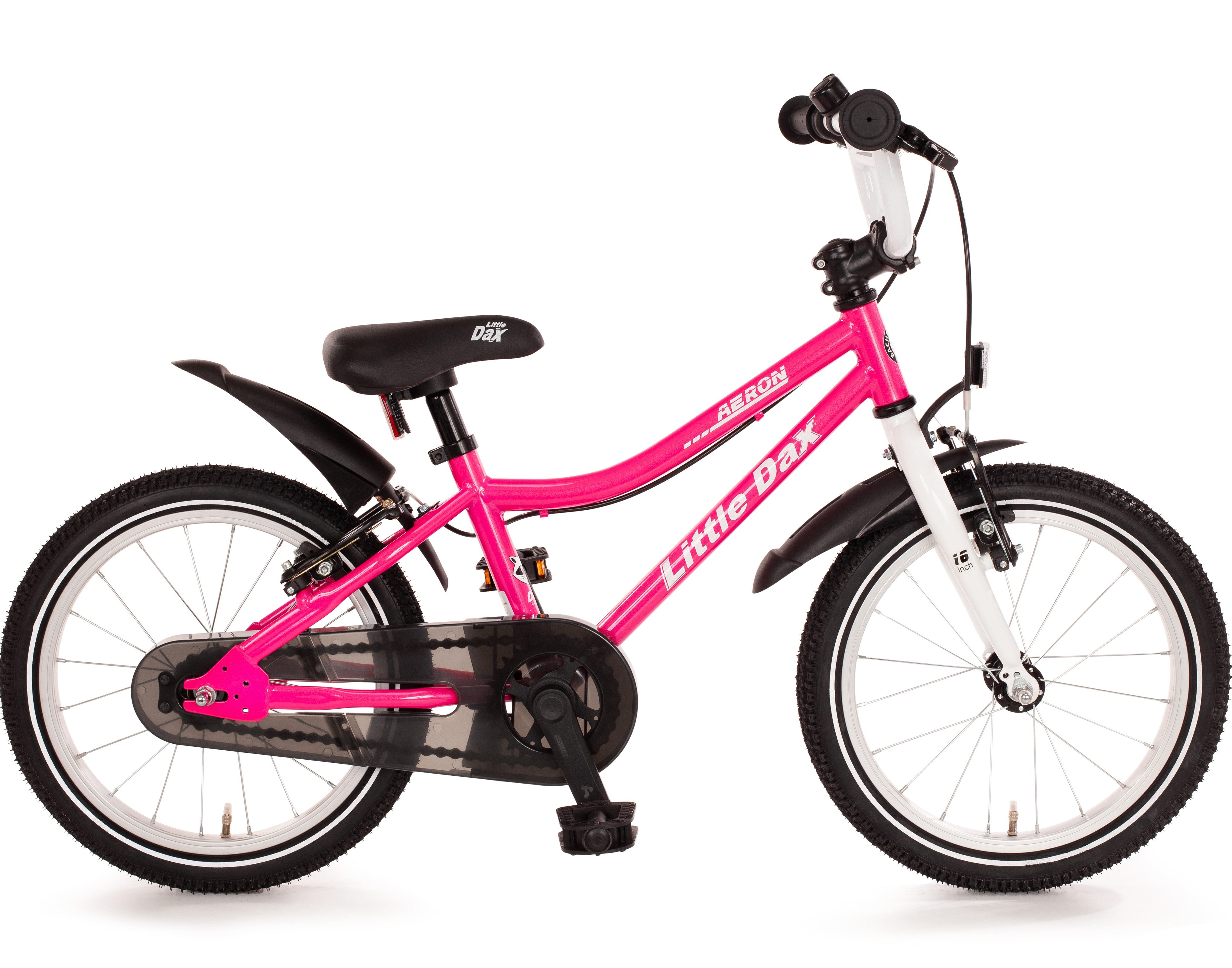 Bachtenkirch Kinderfahrrad 16 Zoll Fahrrad Pink Mädchen ab 3 Jahre, Schrittlänge: ab 46 cm, Sattelhöhe: 49–56 cm, Gewicht: 7,5 kg