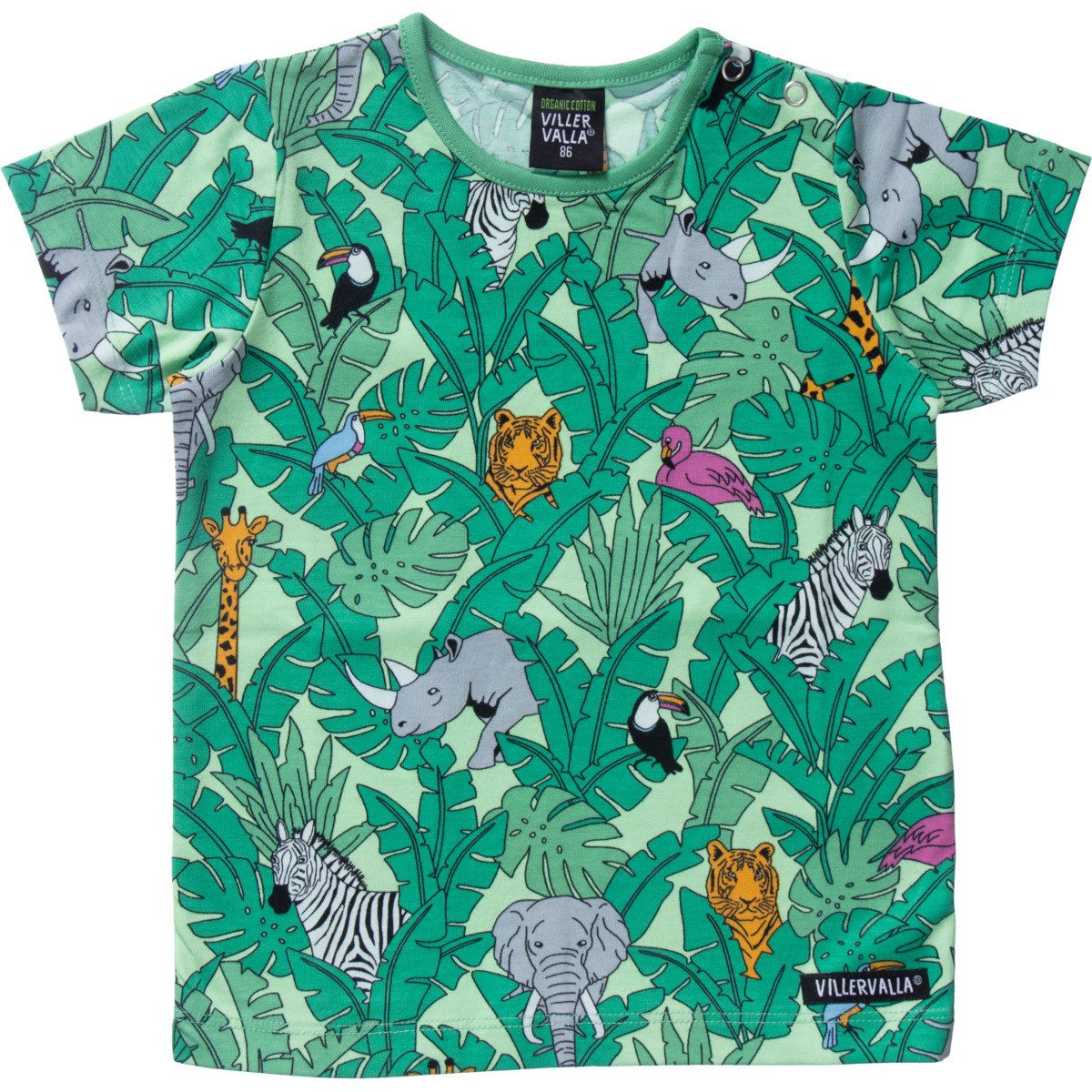 Villervalla T-Shirt 0079MKA Unisex Kinder (1-tlg) Shirt, Oberteil, Leibchen, Funktionsshirt, Shortsleeve Shirt