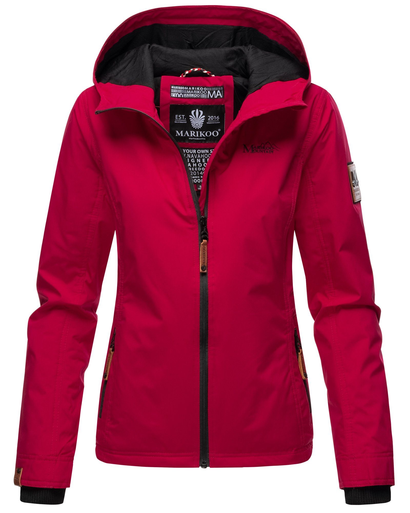 Marikoo Outdoorjacke Brombeere sportliche Übergangsjacke mit günstig online kaufen