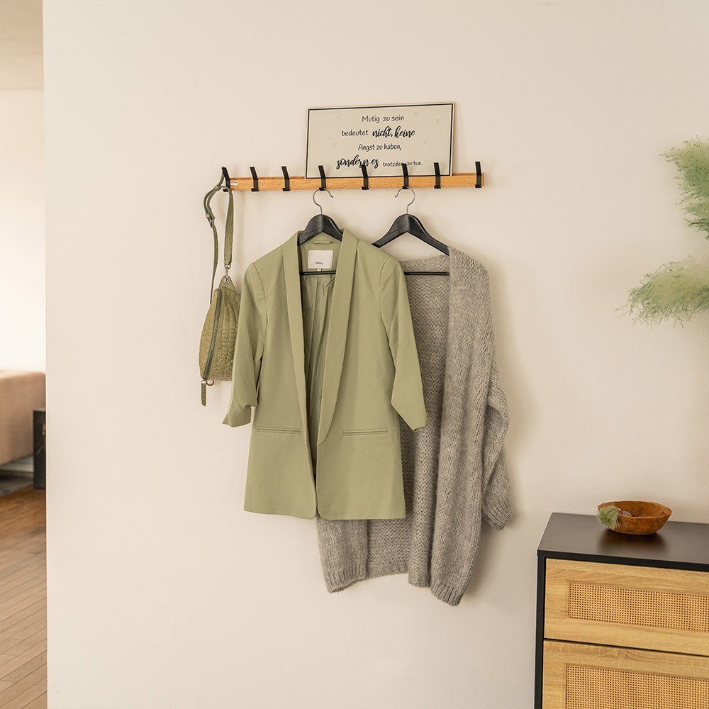 HOME DELUXE Garderobenleiste STRIPE inkl. Haken, Magnete und Bilderregal (8 günstig online kaufen