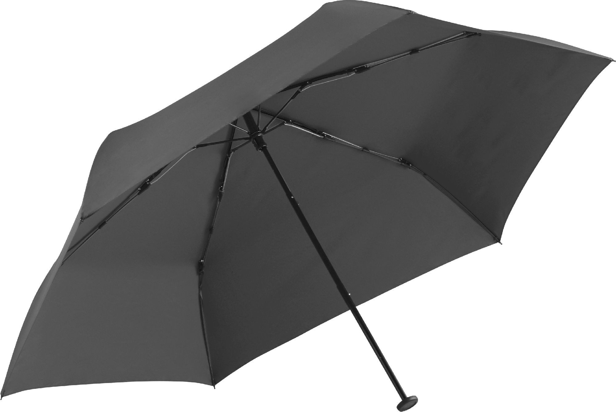 FARE Taschenregenschirm FiligRain Only95, Handtaschentauglich, 95g leicht, Windproof-PLUS, Sicherheitsschieber, Aluminiumstock, Recyclingbezug