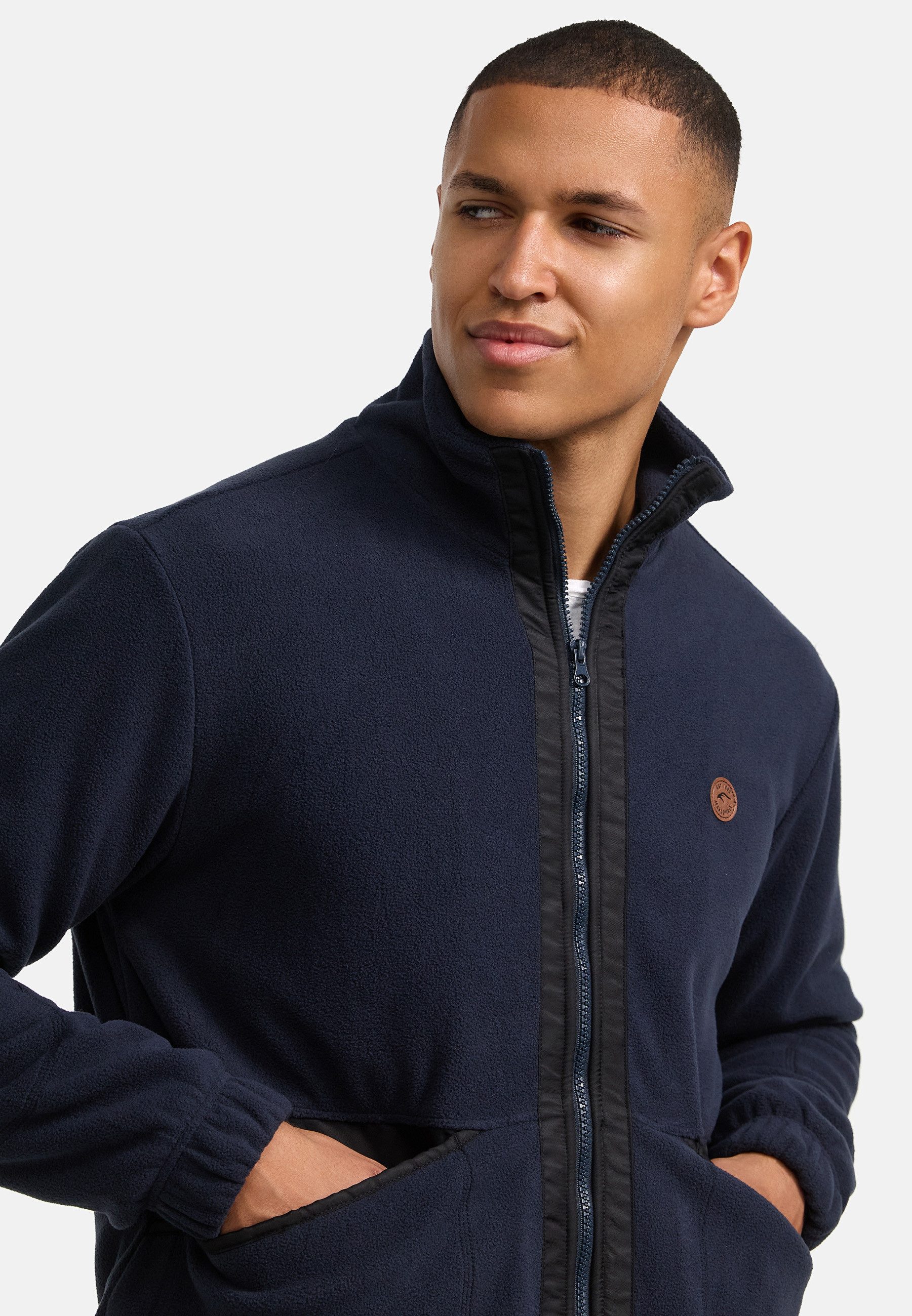 Indicode Sommerjacke Herren INFenado Übergangsjacke Herrenjacke mit hohem Stehkragen