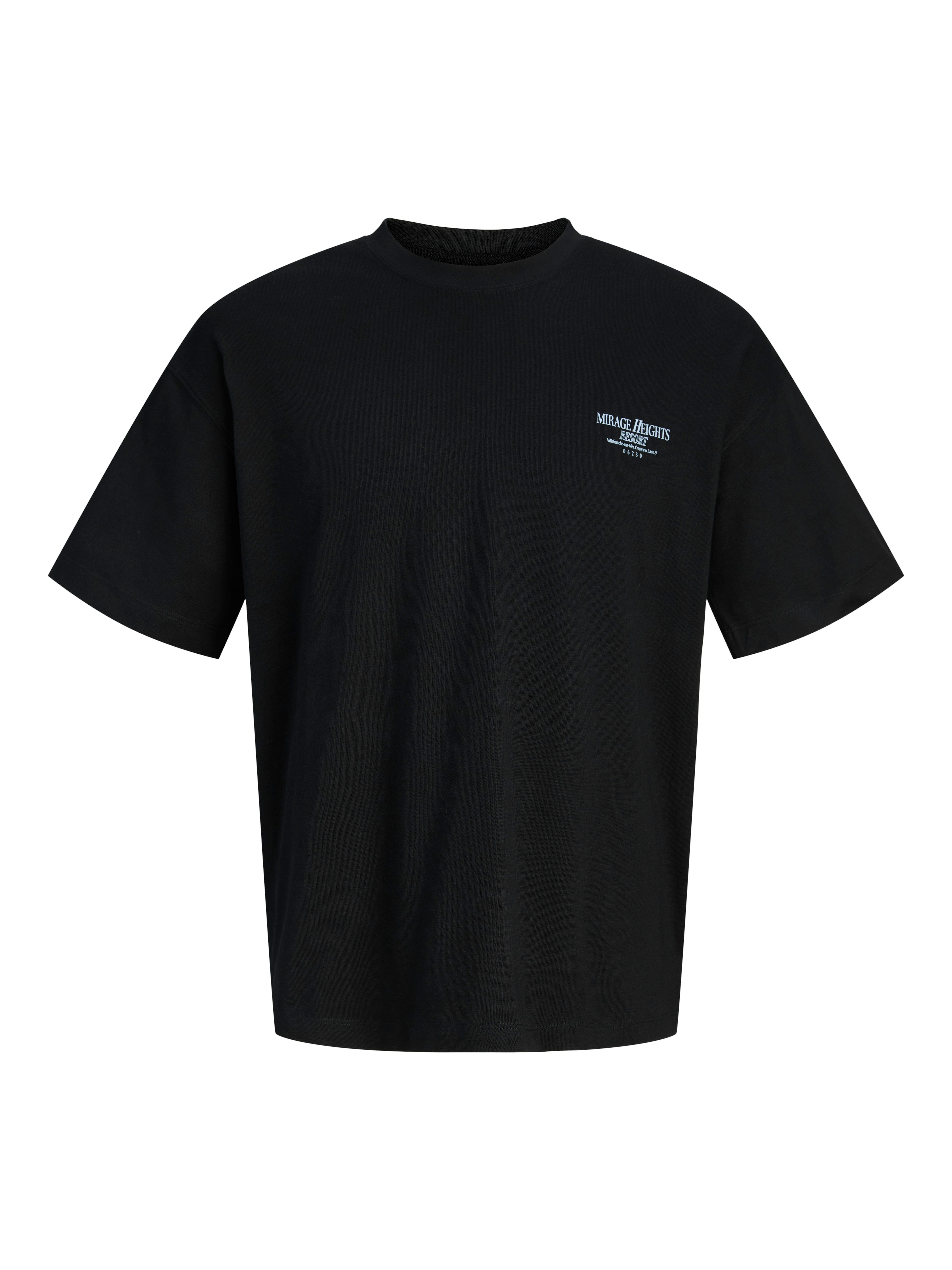 Jack & Jones Kurzarmshirt JORSANREMO BACK TEE SS CREW NECK LN Baumwolle – Bild 5 von 5