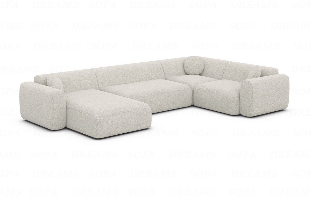 Sofa Dreams Wohnlandschaft Stoff Sofa Wohnlandschaft Cortegada U Form Polster Couch, Loungesofa