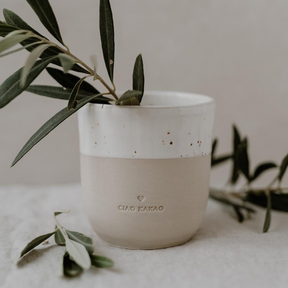 Eulenschnitt Tasse Becher Ciao Kakao