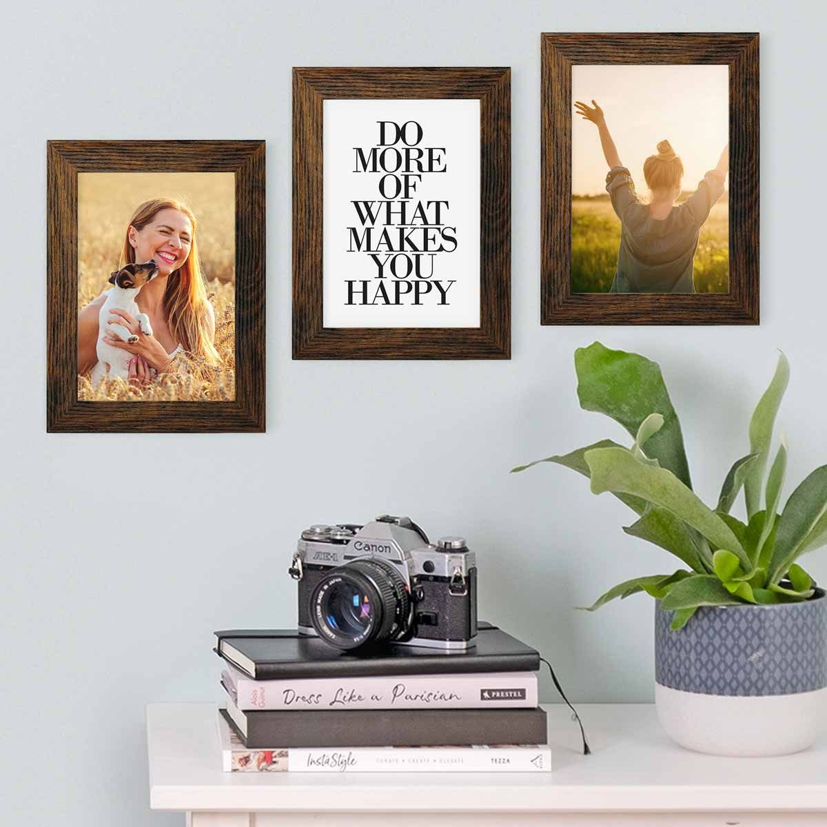 PHOTOLINI Bilderrahmen 3er Set breite Rahmen, günstig online kaufen