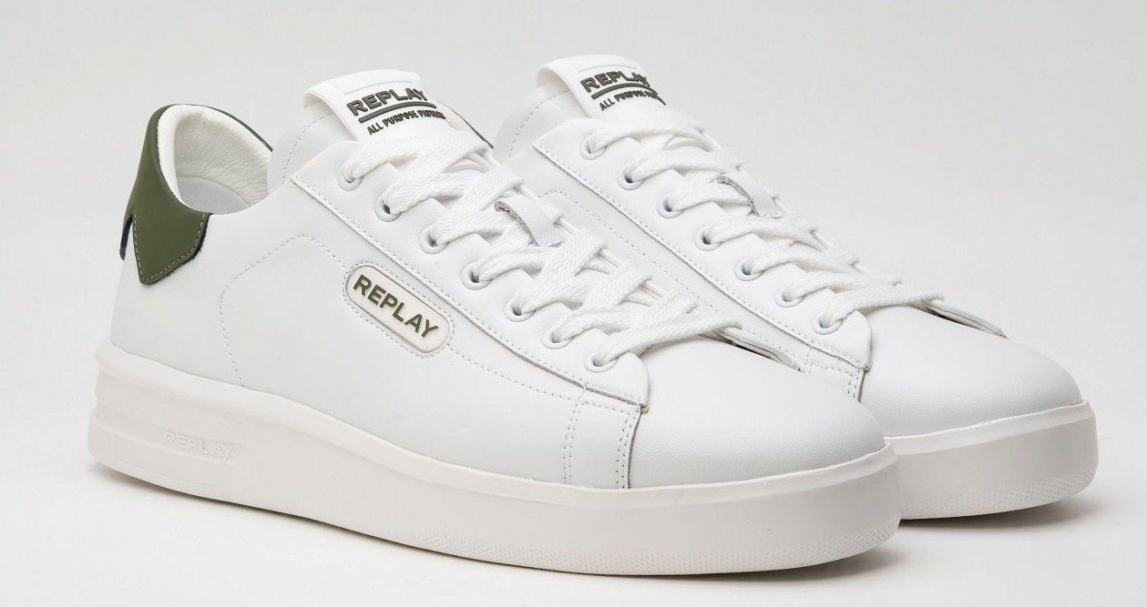 Replay UNIVERISTY M PRIME Sneaker in cleanem Look, Freizeitschuh, Halbschuh, Schnürschuh