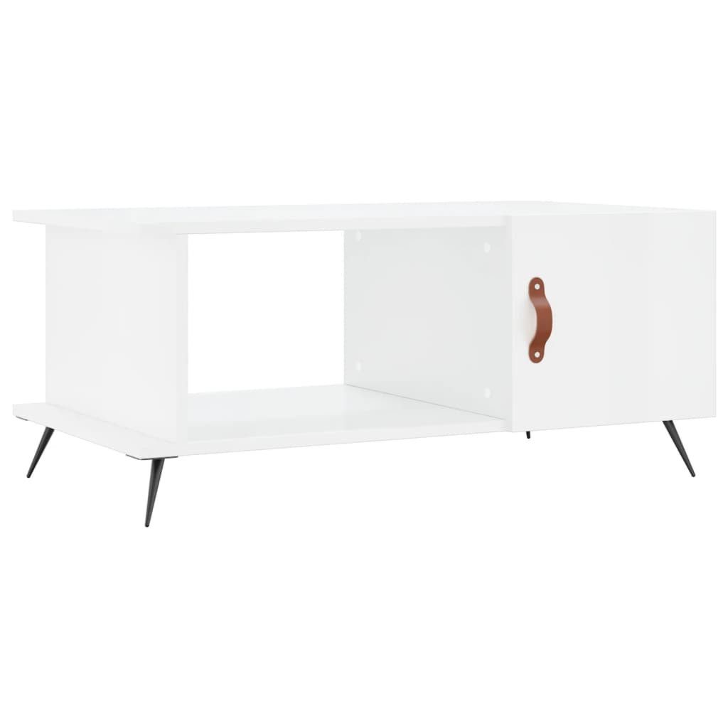 vidaXL Couchtisch Couchtisch Hochglanz-Weiß 90x50x40 cm günstig online kaufen