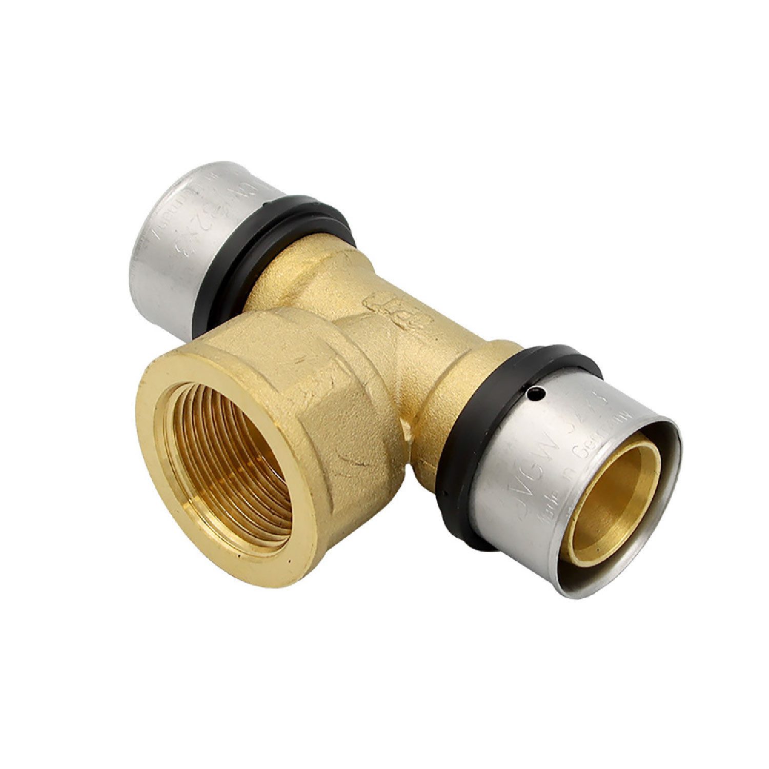 Pipetec Pressfitting Übergang Verbundrohr 26x3 auf 28mm Kupferrohr TH