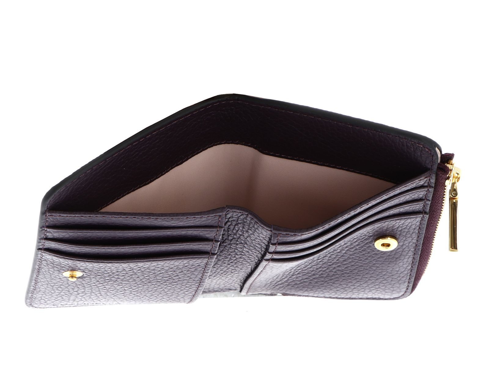 COCCINELLE Geldbörse Wallet, aus echtem Rindsleder mit RFID-Blocker Schutz