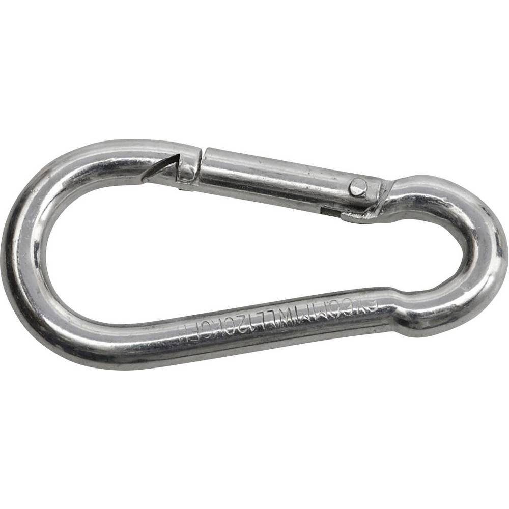 Karabiner Feuerwehrkarabinerhaken Stahl galvanisch verzinkt
