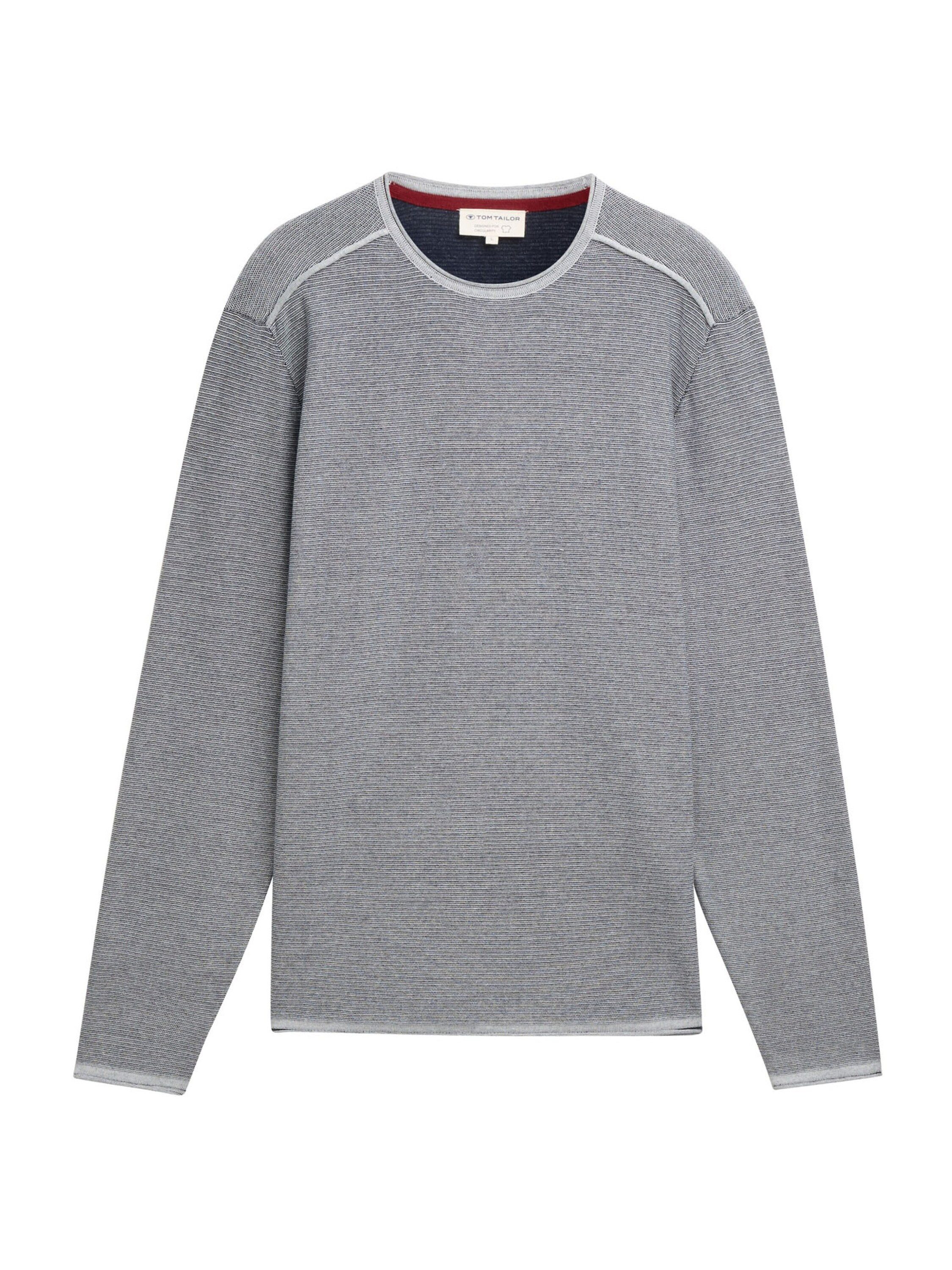 TOM TAILOR Rundhalspullover (1-tlg)