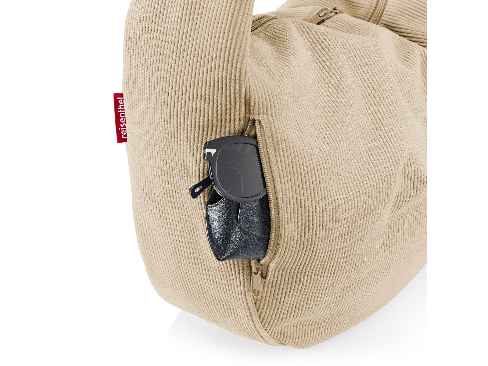 REISENTHEL® Umhängetasche moonbag cord sand – Bild 4 von 5