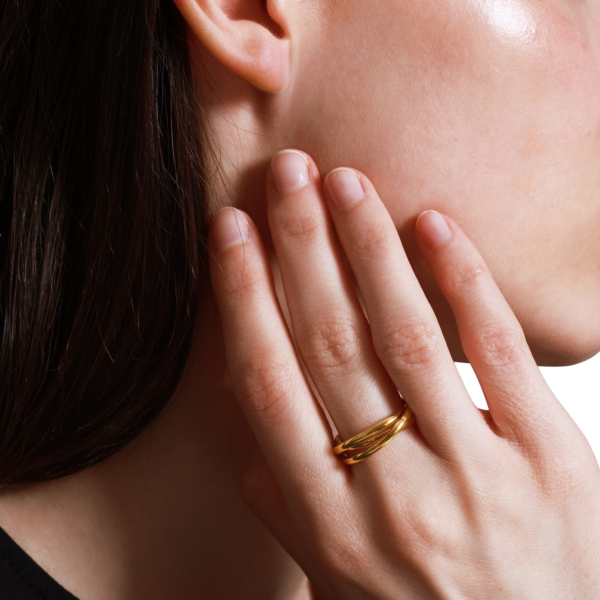Heideman Fingerring Jovin goldfarben (Ring, 1-tlg., inkl. Geschenkverpackung), Damenring