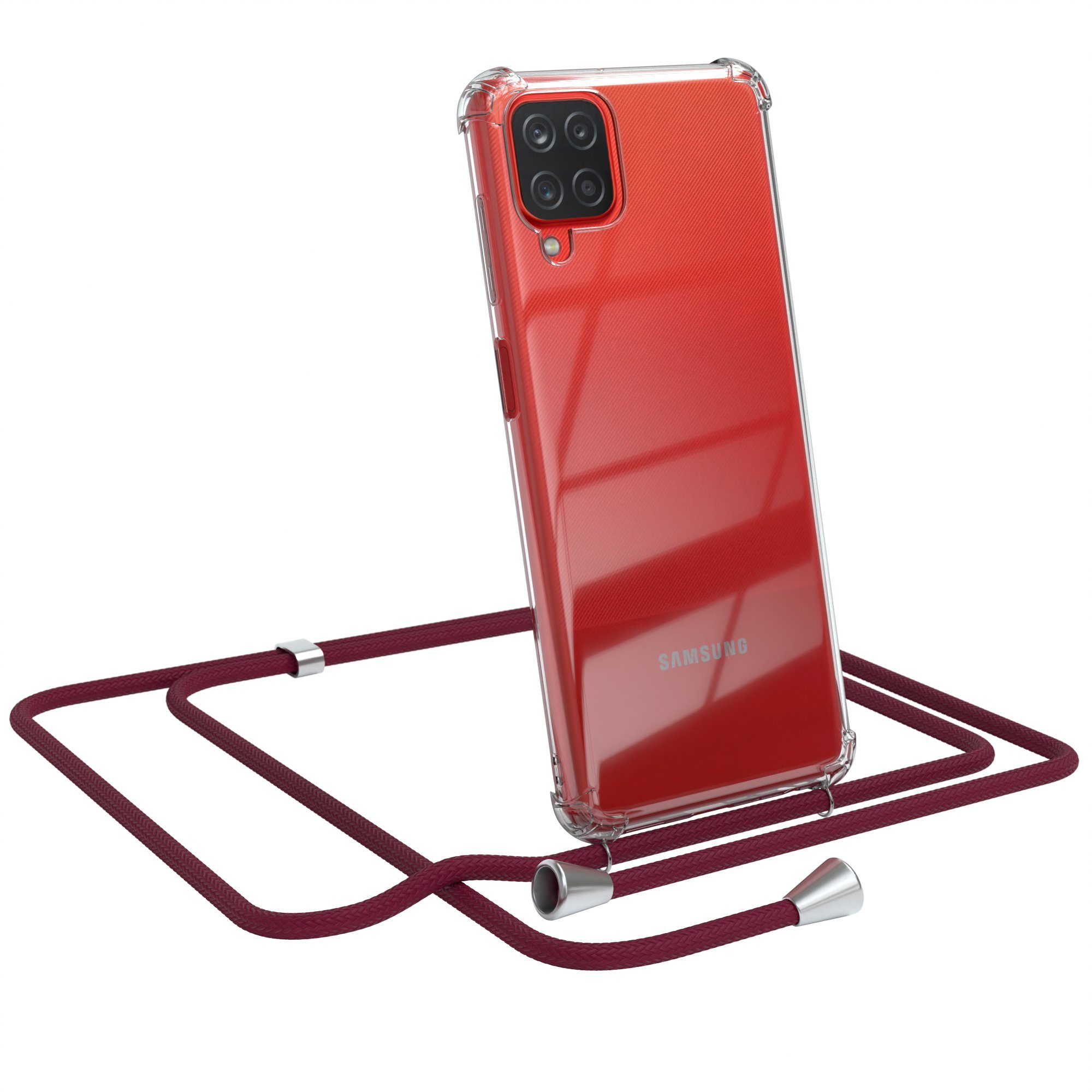 Handykette Hülle mit Kette für Samsung Galaxy A12