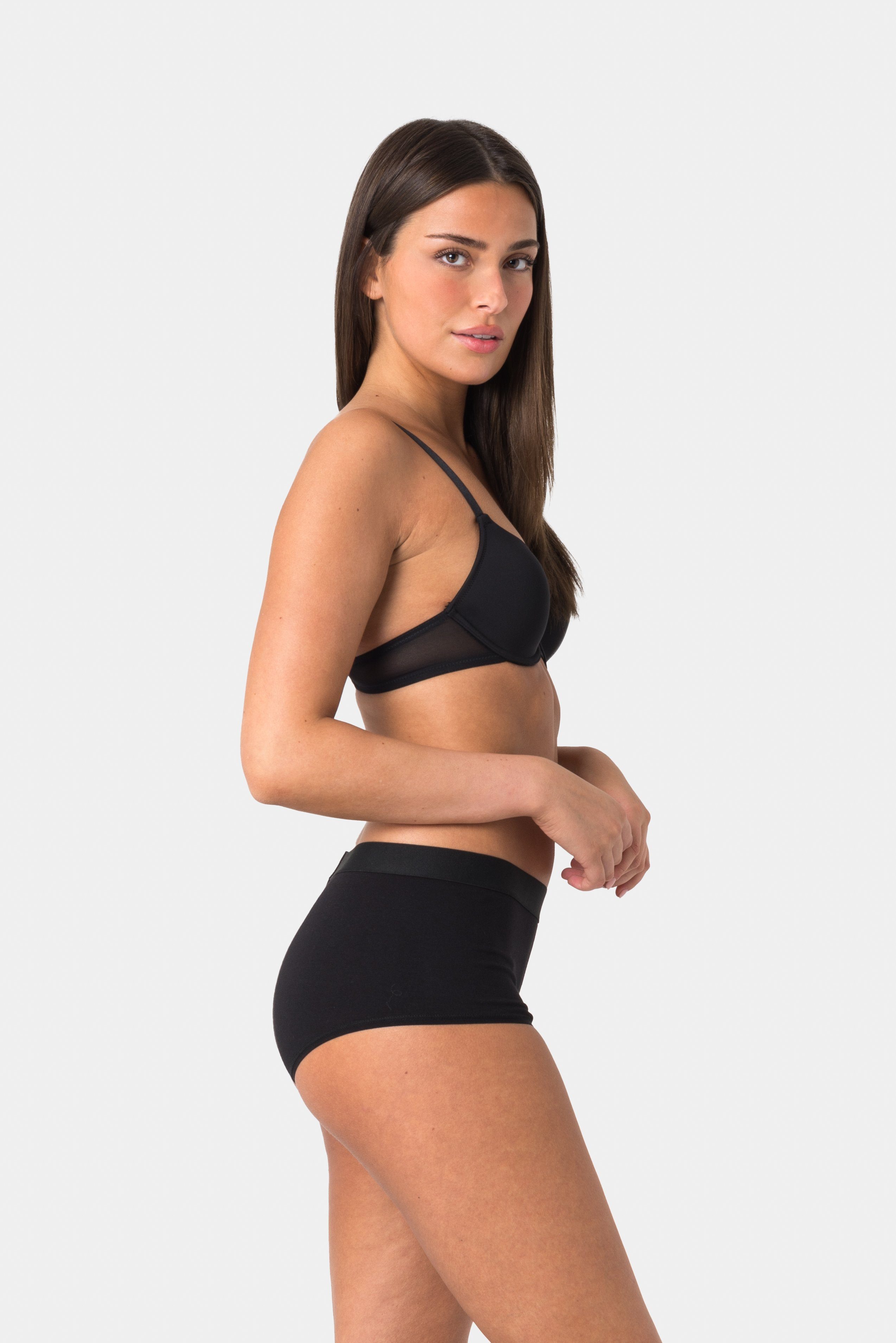 Elsie High-Waist-Panty Unterhosen Damen Hipster Short Hohe Taille aus 95% Baumwolle Stretch (Packung, 5-St., 5er-Pack) Bequeme Unterwäsche Frauen Taillenslip Slip Damen Hüftslip