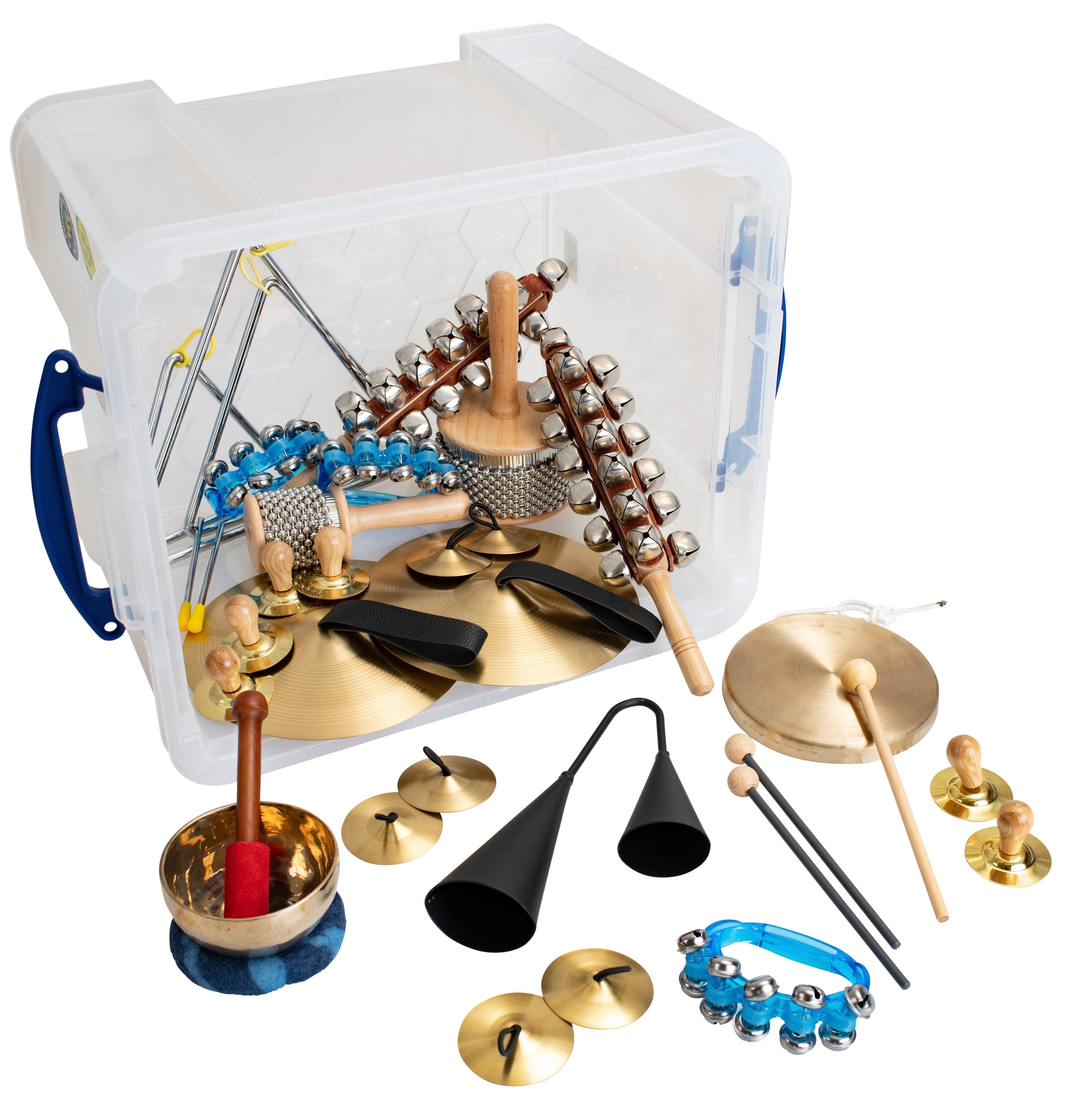 Betzold Spielzeug-Musikinstrument Klangkoffer für Metall-Sounds