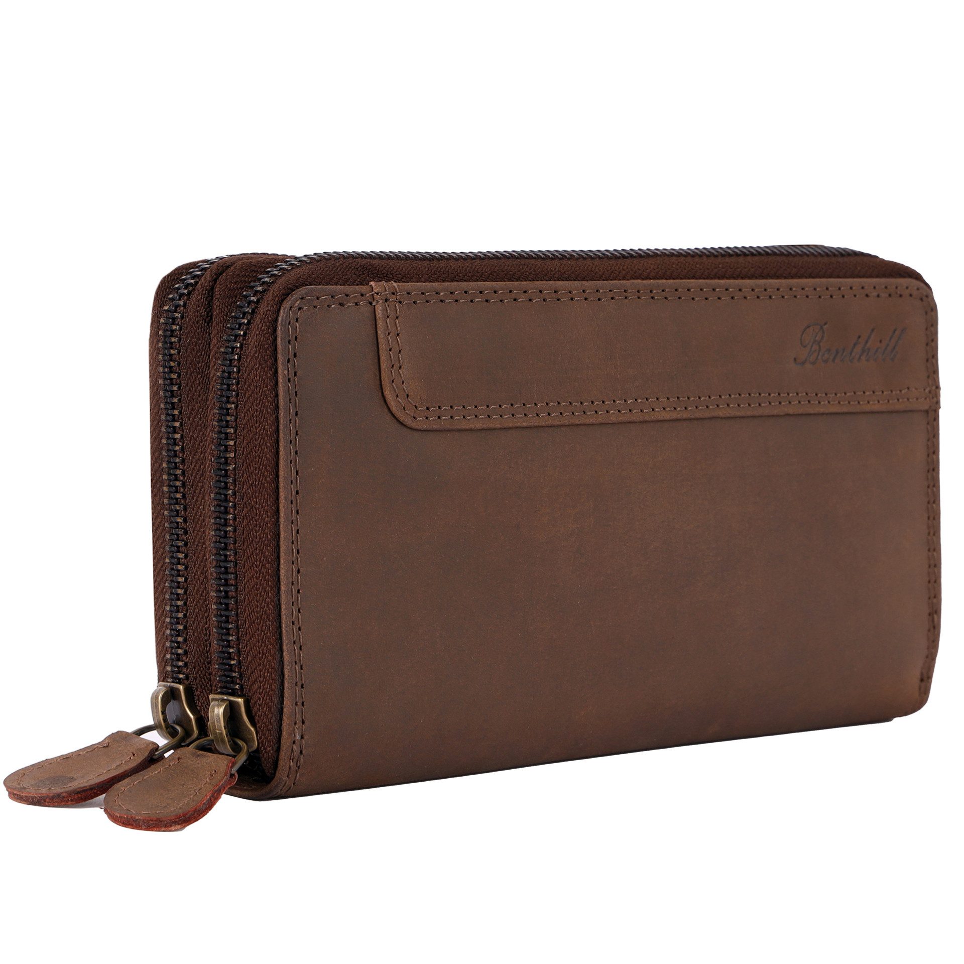 Benthill Geldbörse Damen Groß Echt-Leder RFID Portemonnaie Leder mit vielen günstig online kaufen