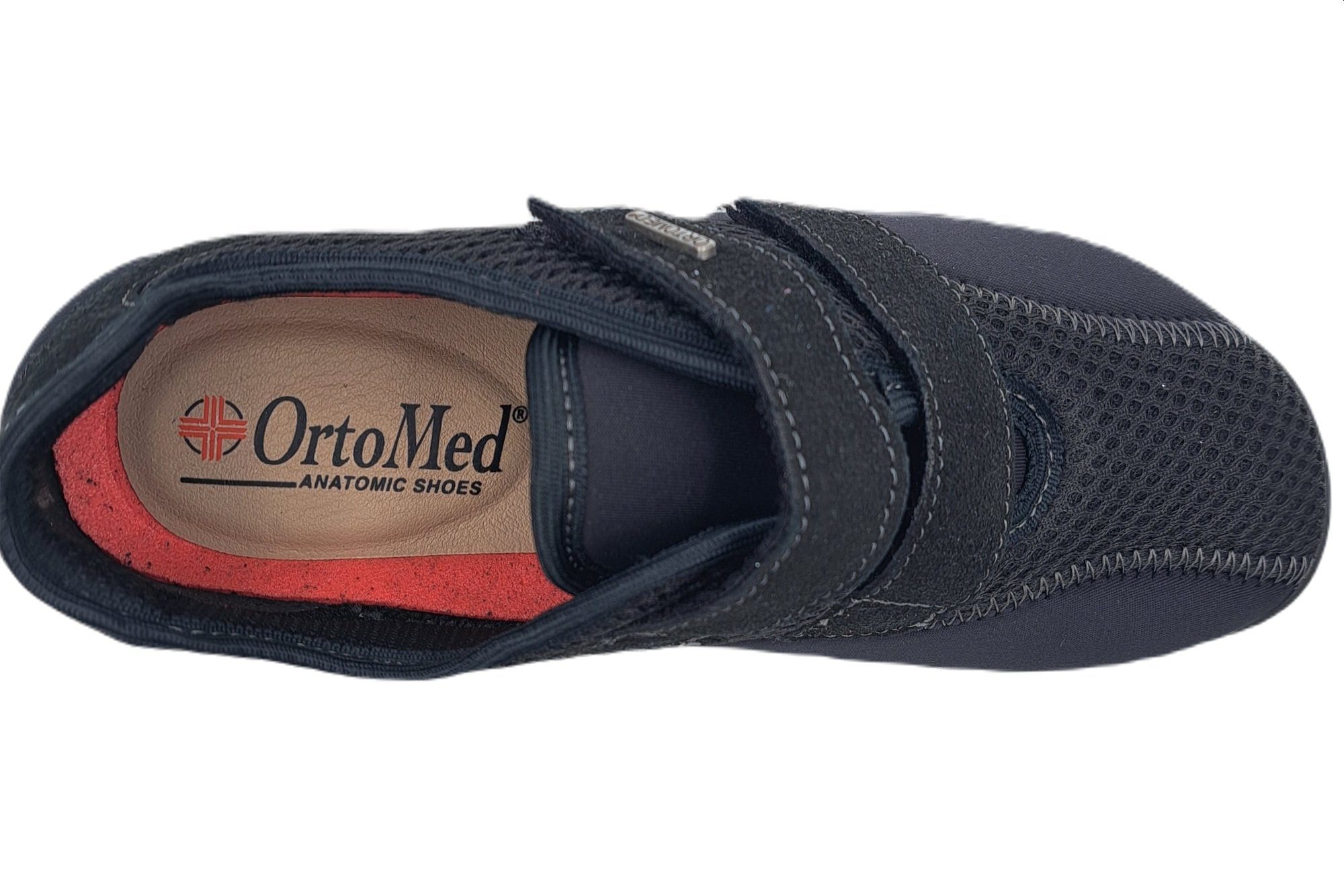 PADERO OrtoMed Damen Halbschuhe Klettschuh lose Einlage