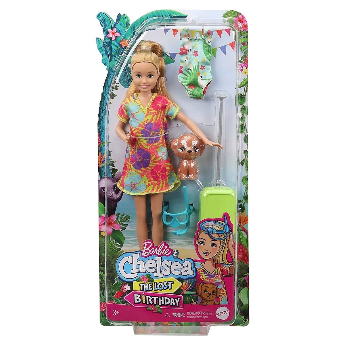 Mattel® Puppen Accessoires-Set »Mattel GRT89 - Barbie - Chelsea - the Lost  Birthday - Puppe mit Zubehör, Dschungelabenteuer«