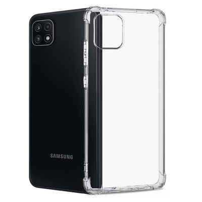 Numerva Handyhülle Anti Shock Case für Samsung Galaxy A22 5G, Air Bag Schutzhülle Handy Hülle Bumper Case