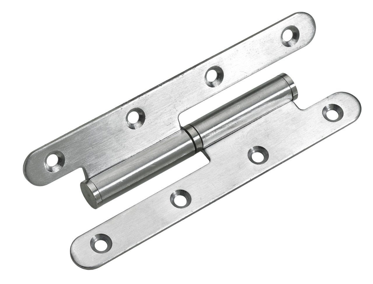 Hettich WC-Deckel-Scharnier Hettich Türband 55 x 140 mm rechts Edelstahl matt