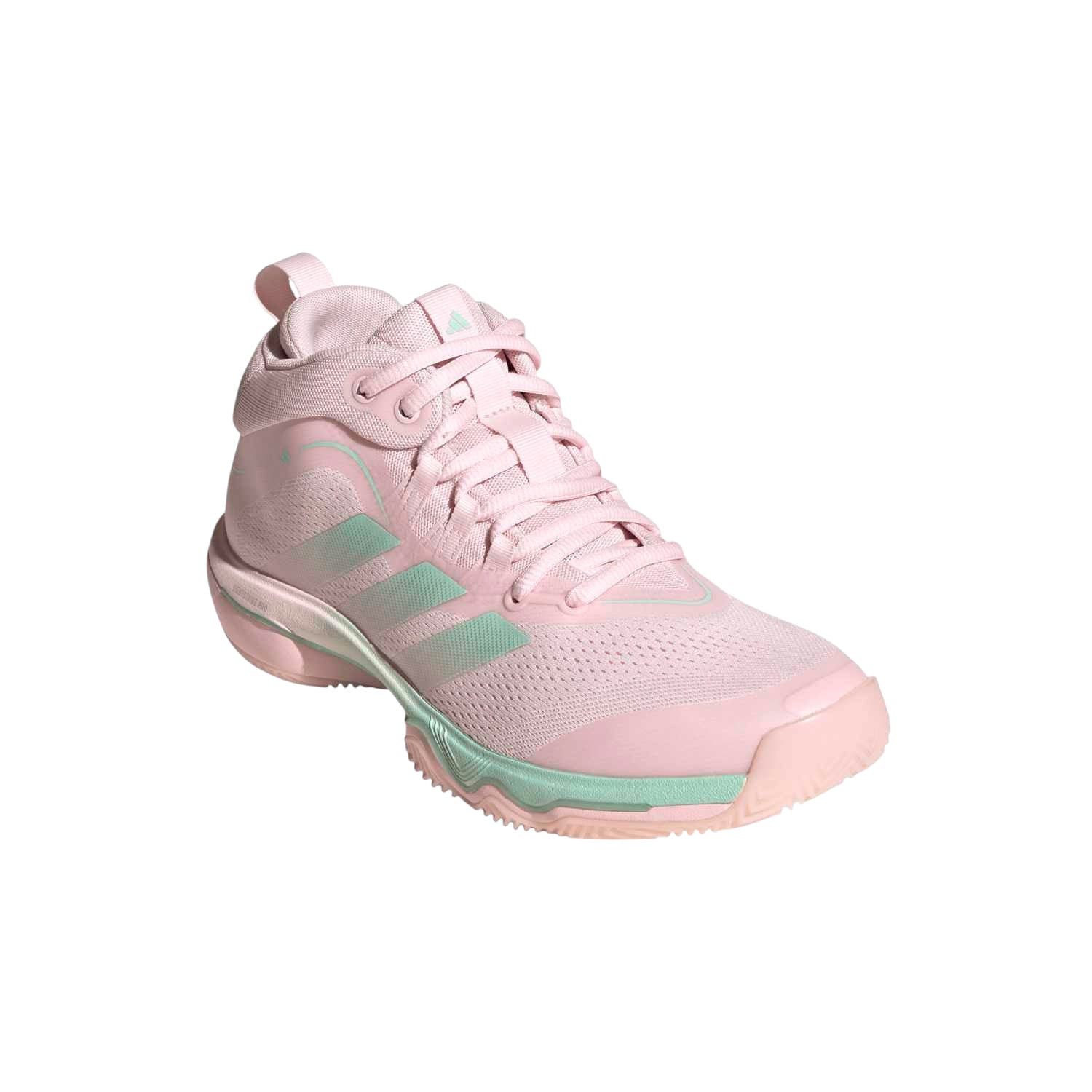 Hallen-Indoorschuhe CrazyFlight 7 Mid pink/mintgrün Damen Badmintonschuh