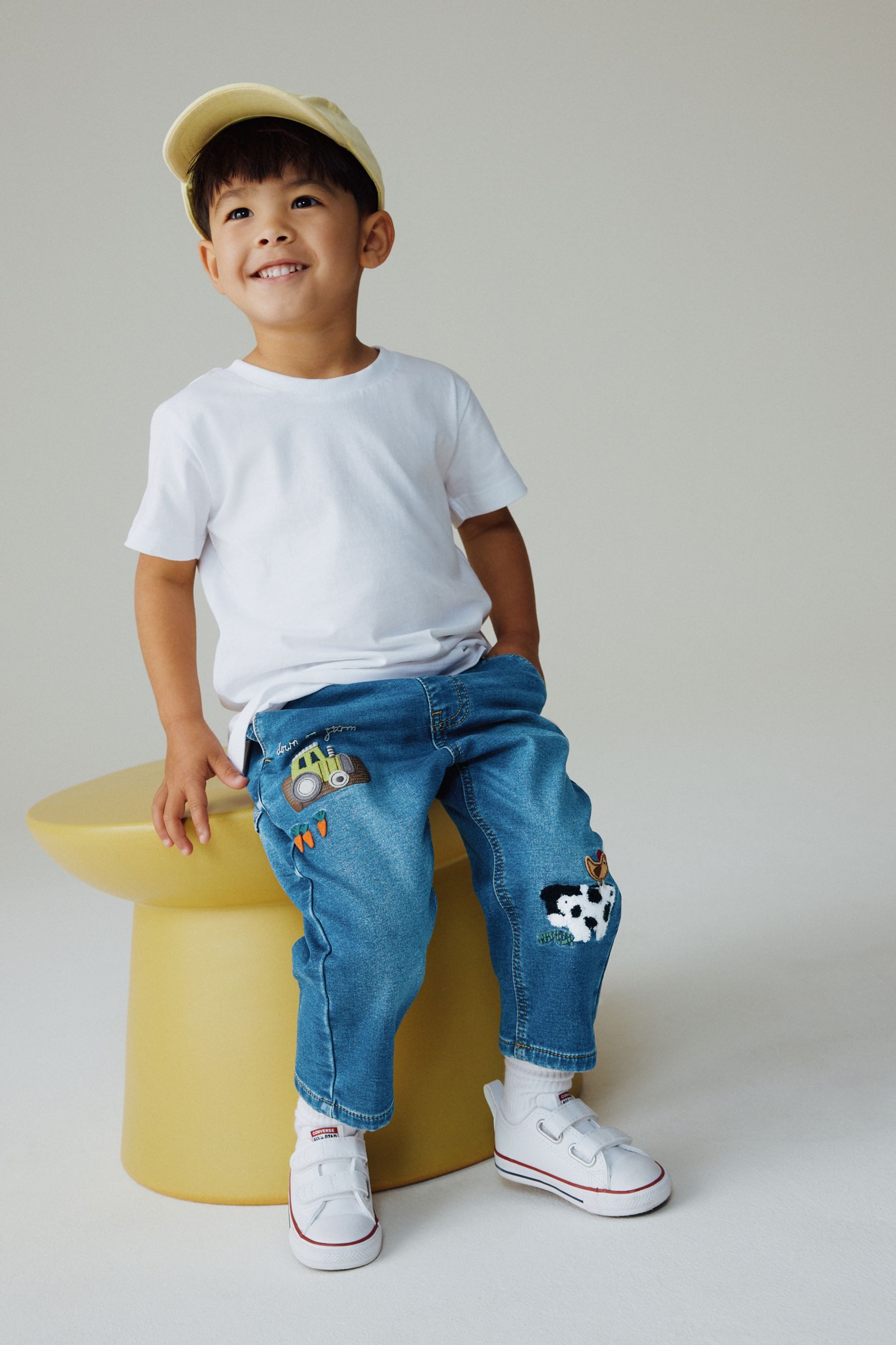 Next Dehnbund-Jeans Loose Fit Schlupfjeans (1-tlg)