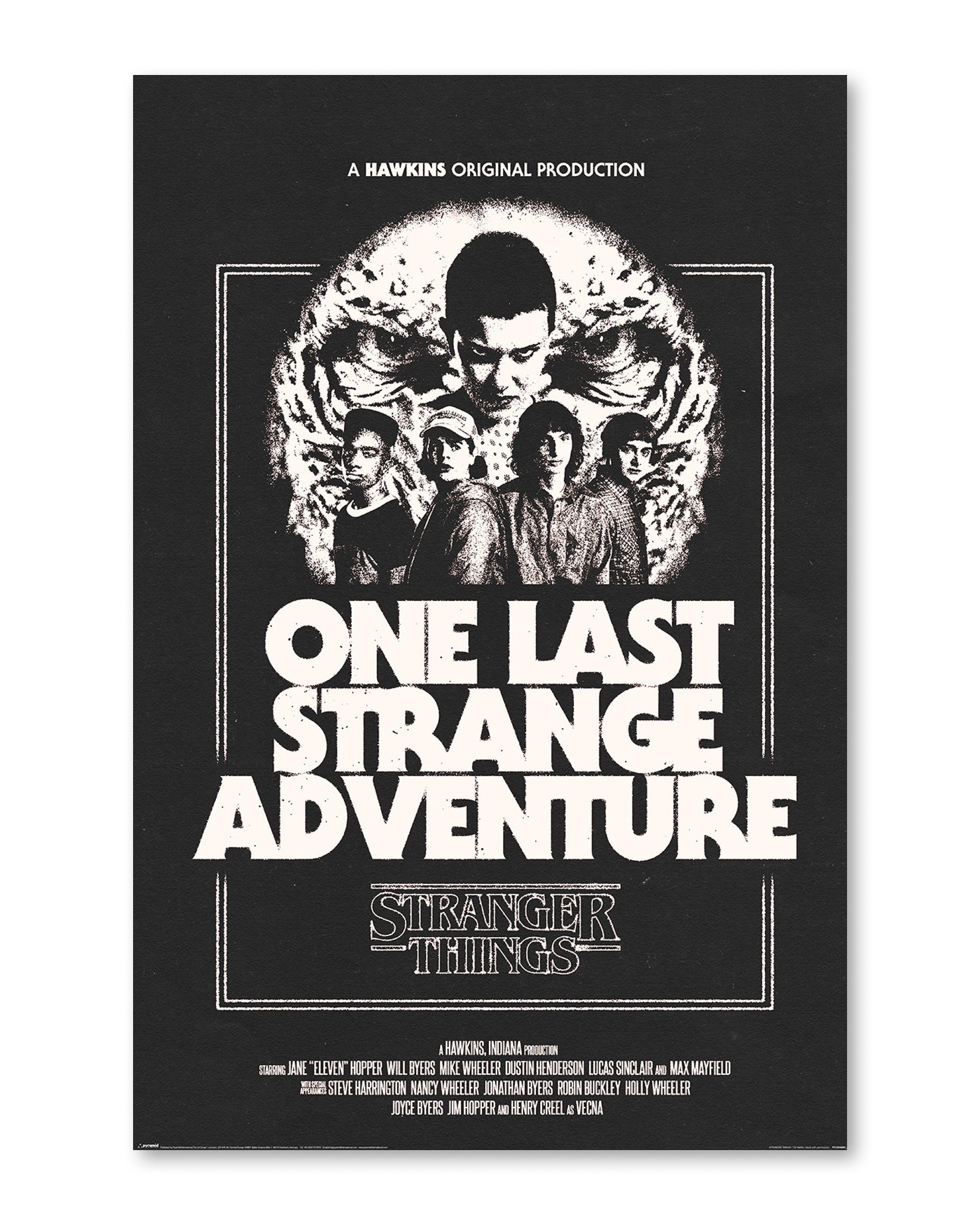 PYRAMID Poster Stranger Things 5 Poster One Last Strange Adventure 61 x 91,5 cm