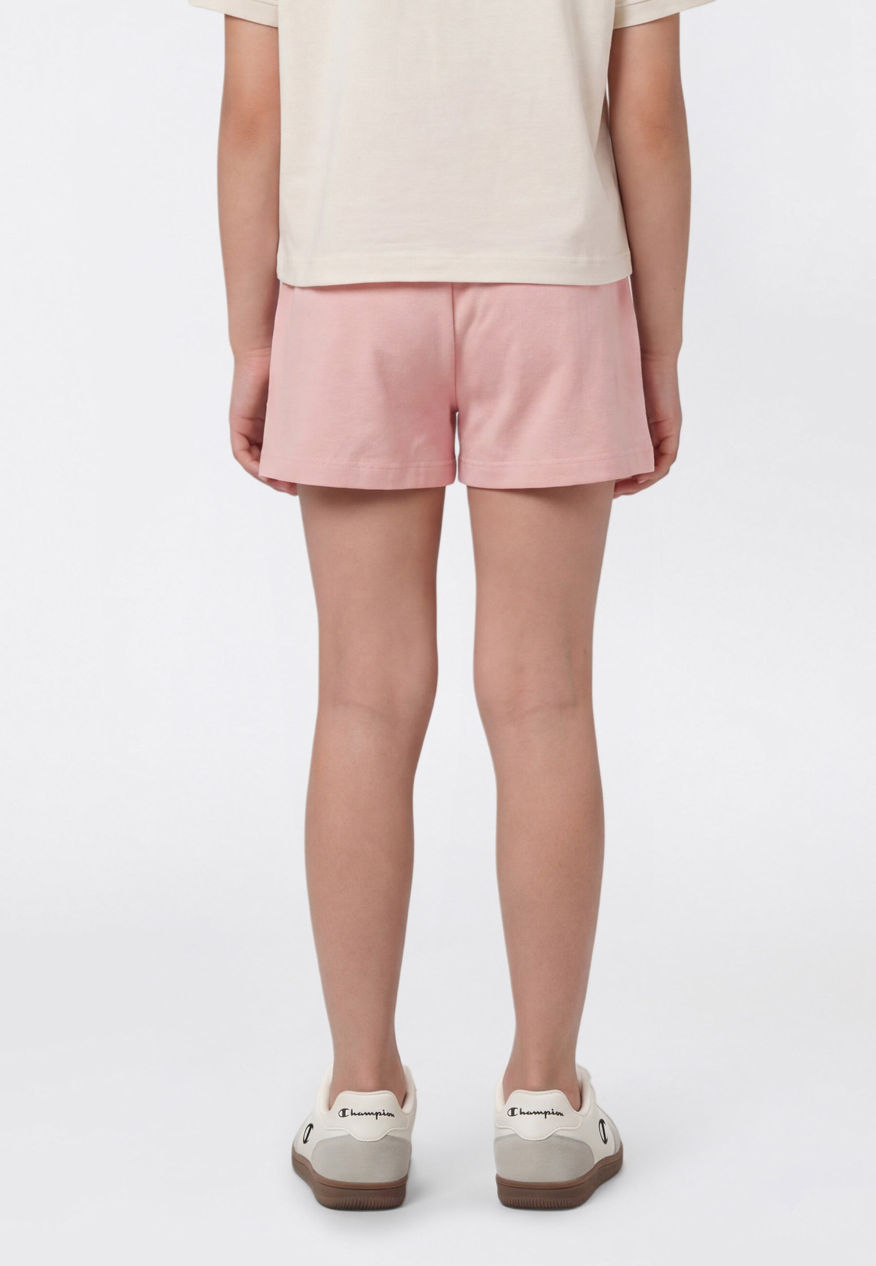 Champion Sweatshorts BASIC Shorts Large Logo für Kinder, aus Baumwolle, bequeme Passform