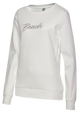 Bench. Loungewear Sweatshirt Loungeshirt mit Logostickerei, Loungewear, Loungeanzug