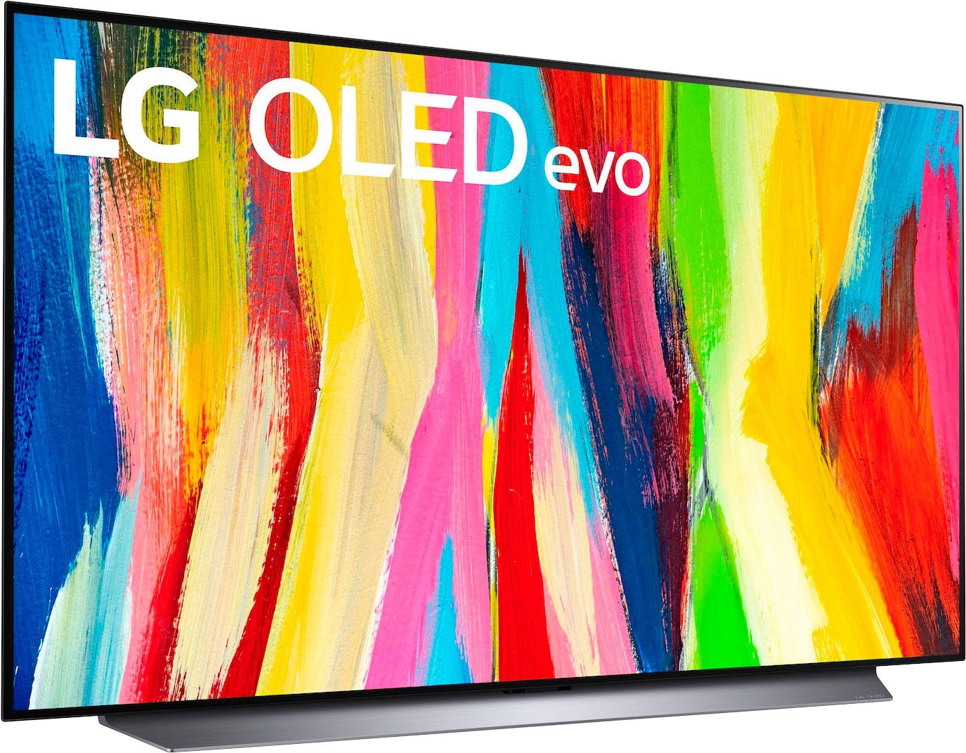 LG OLED48C27LA OLED-Fernseher (121 4K Ultra Zoll, AI-Prozessor,Dolby evo, Atmos) HD, Gen5 cm/48 Smart-TV, Vision α9 OLED & 4K