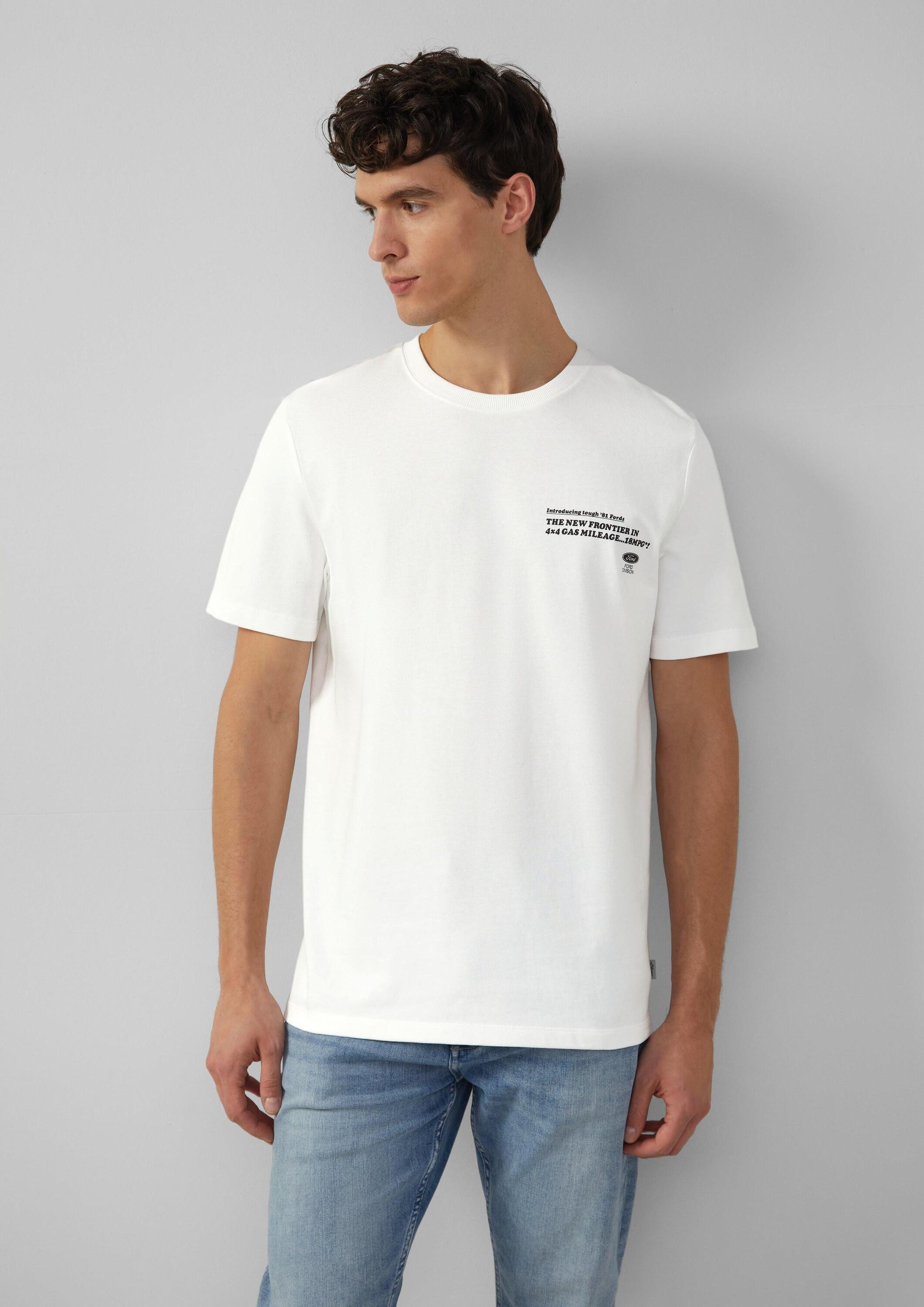 s.Oliver Kurzarmshirt T-Shirt T-Shirt mit Ford®-Artwork aus schwerer Baumwo günstig online kaufen