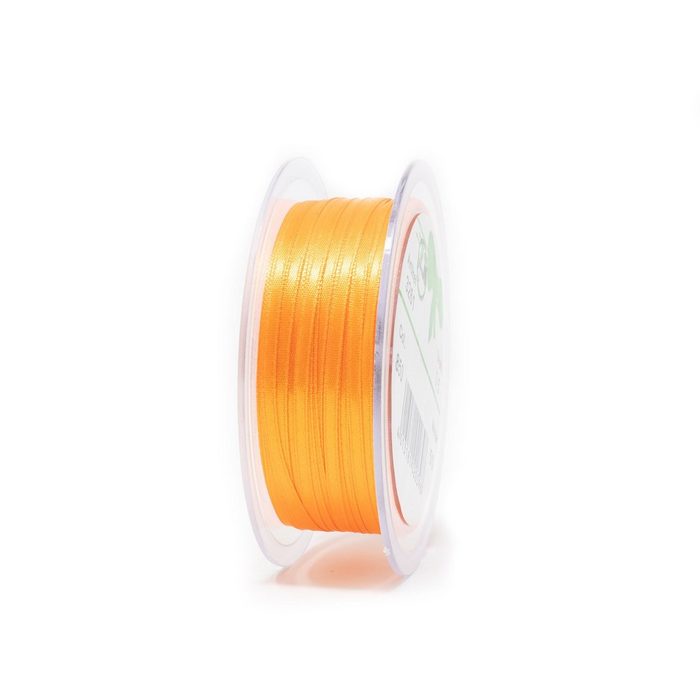 Maar & Pick KG Beschriftungsband Satinband - orange - Breite 3 mm - 50 m