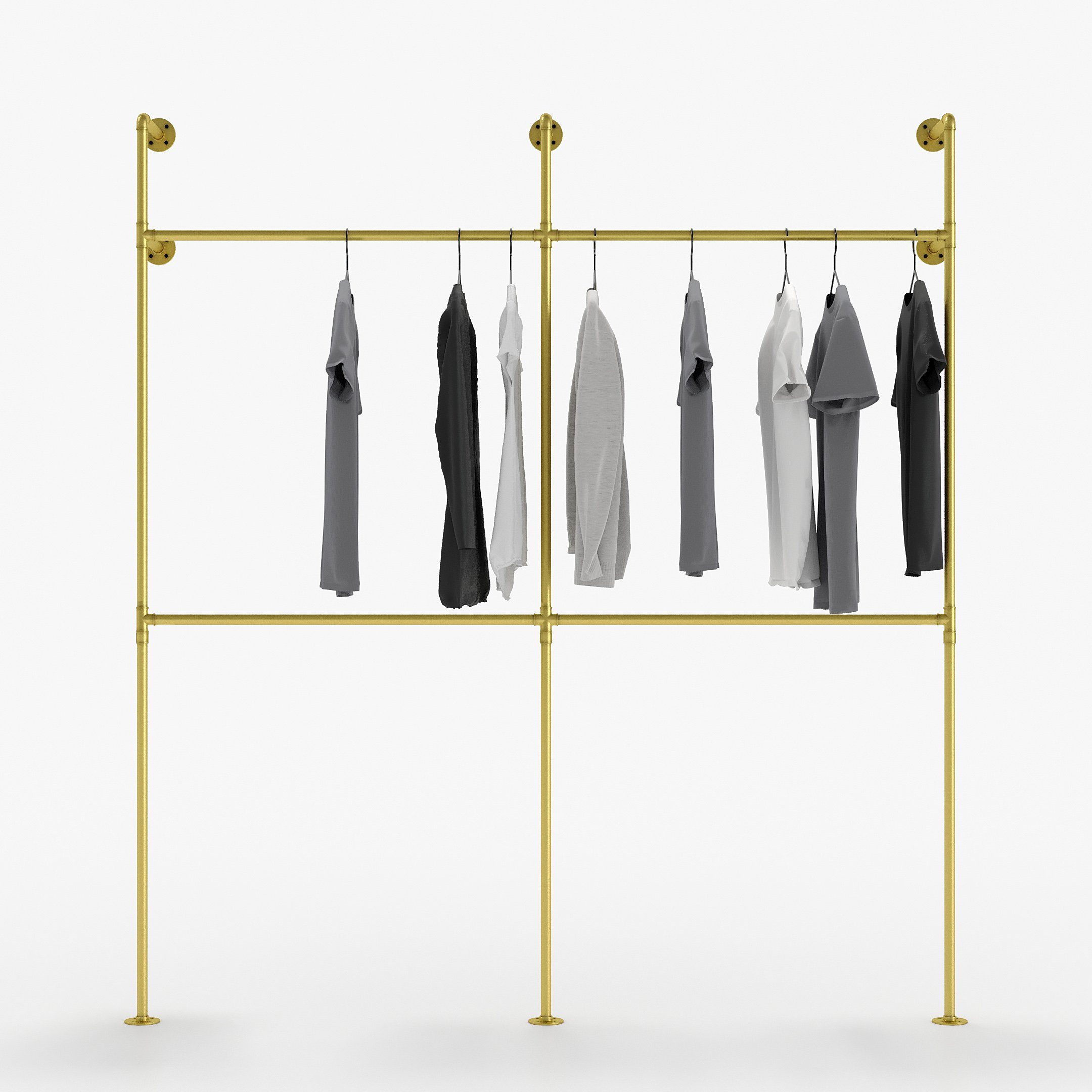 pamo. design Kleiderständer KIM DOUBLE, Offener günstig online kaufen