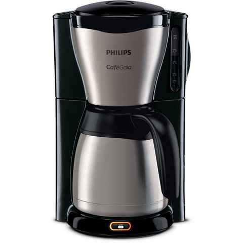 Philips Filterkaffeemaschine HD7548 Café Gaia, 1,2l Kaffeekanne, Thermokanne, 15 Tassen, Tropf-Stopp-Funktion, Abschalt-Automatik
