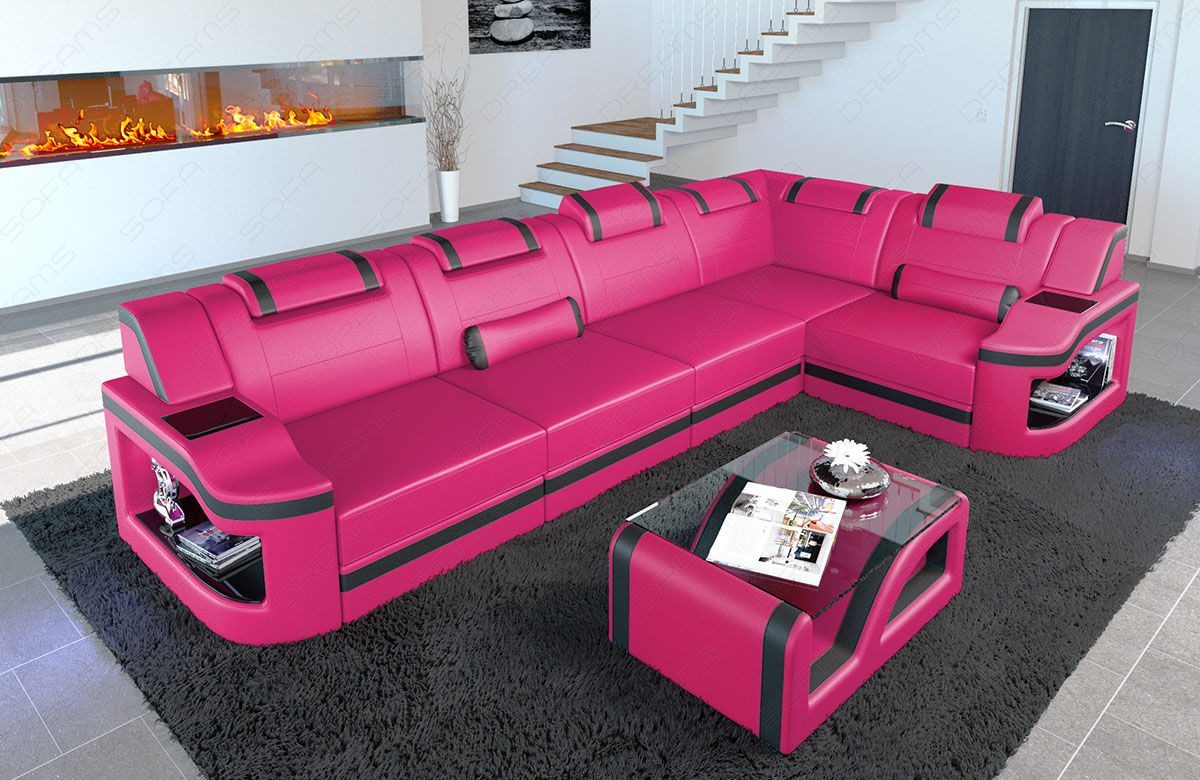 Sofa Dreams Ecksofa Ledersofa Padua L günstig online kaufen