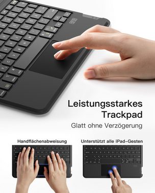 Inateck Bluetooth Tastaturhülle Kompatibel mit iPad Air 5/4, iPad Pro 11 iPad-Tastatur