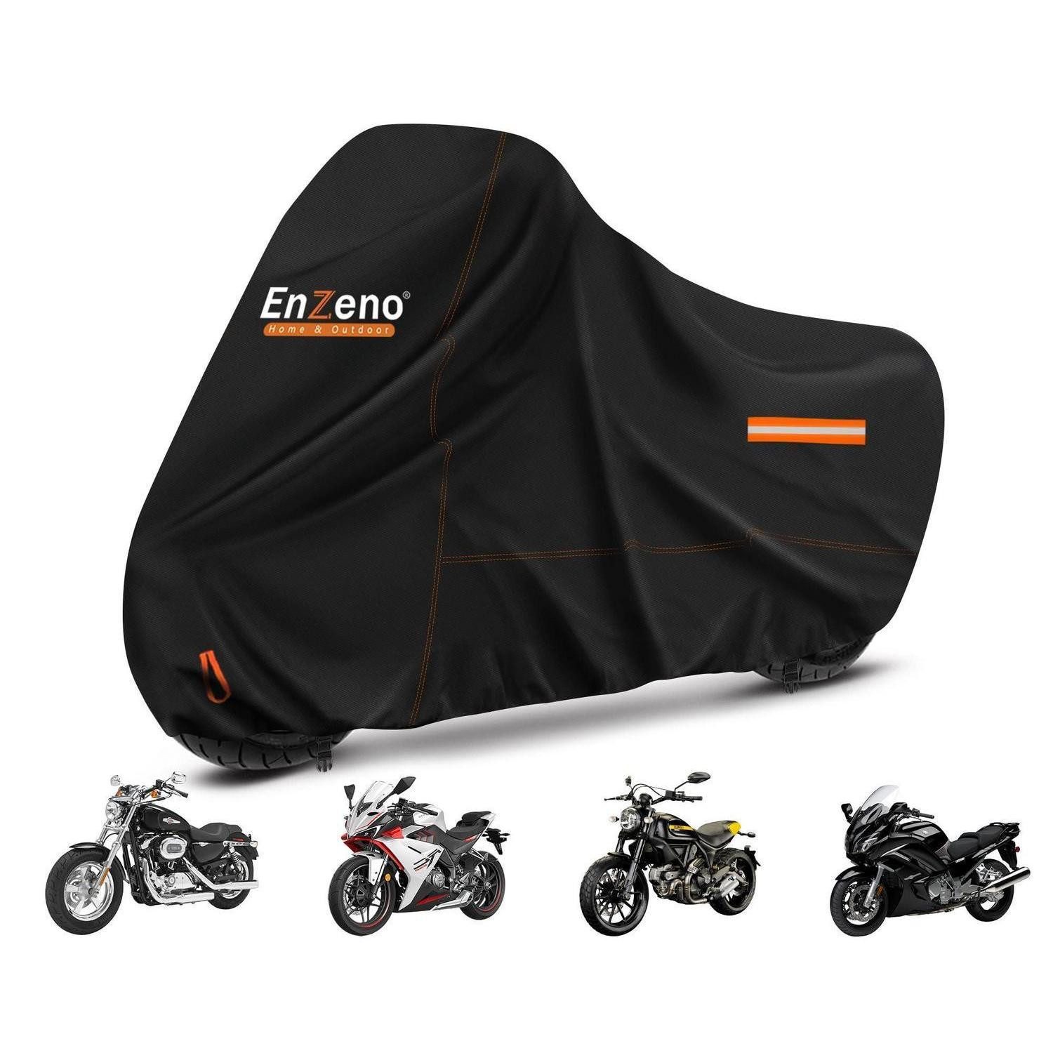 LuxusKollektion Schutzplane Motorrad Abdeckplane Wasserdicht Winterfest 210D Roller 275x105x125cm