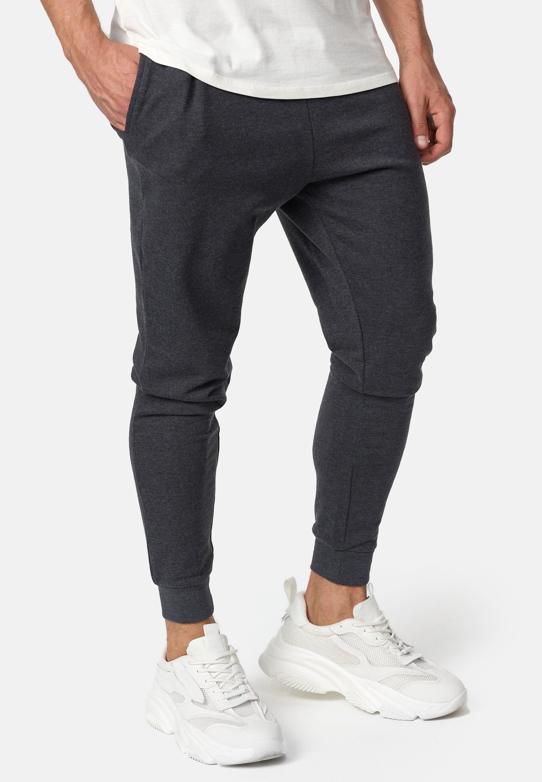 Indicode Jogger Pants Eberline Charcoal Mix