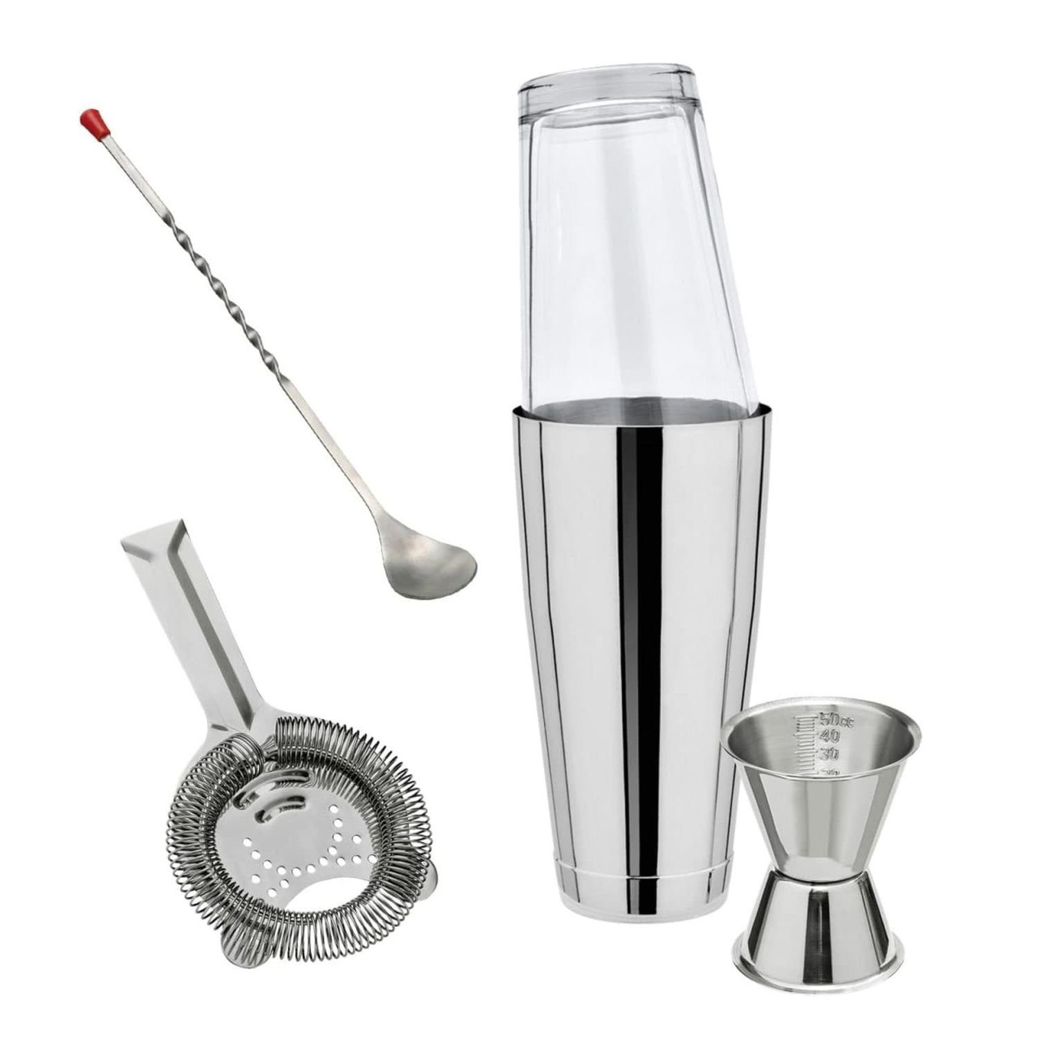 Cocktail-Set Сocktail Set- Boston Shaker mit Original Mixing-Glas
