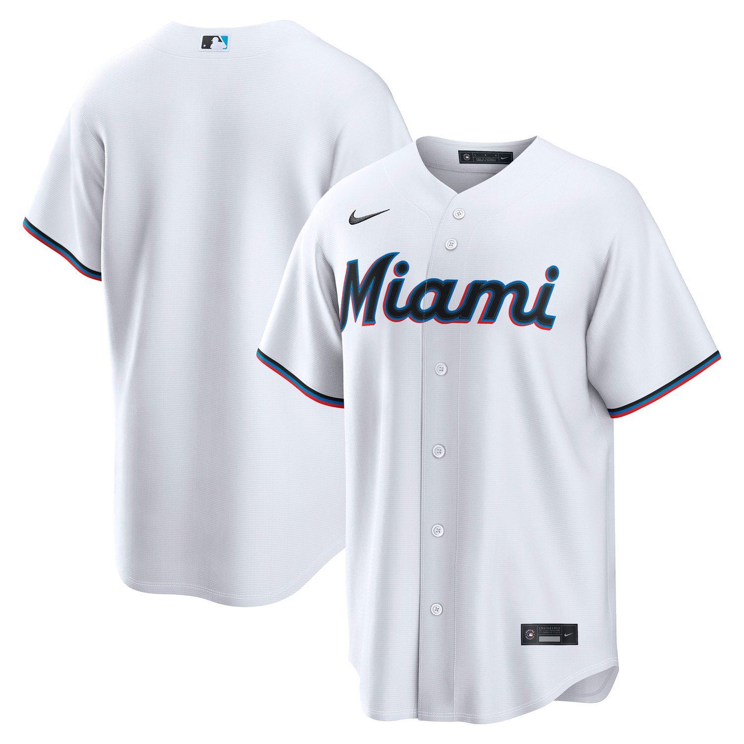 Nike Footballtrikot Nike Trikot Miami Marlins Nike Replica Home Jersey