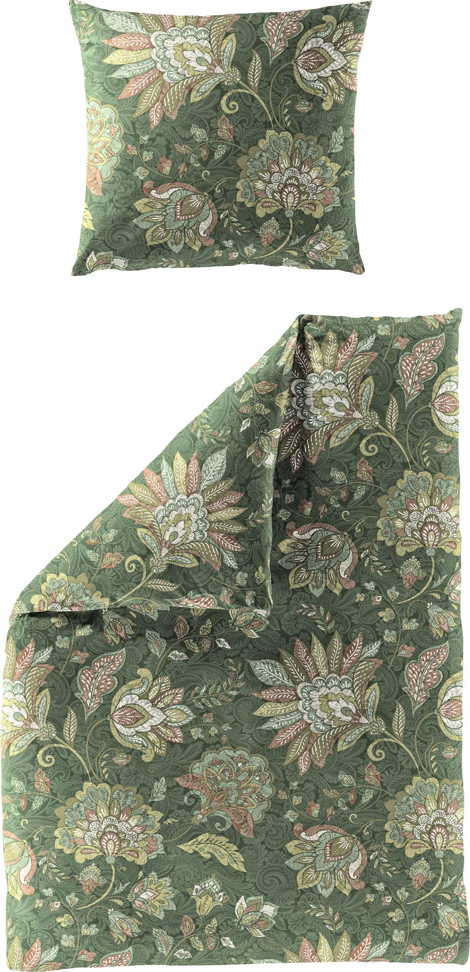 BIERBAUM Bettwäsche Bettwäsche, Biber, Paisley günstig online kaufen