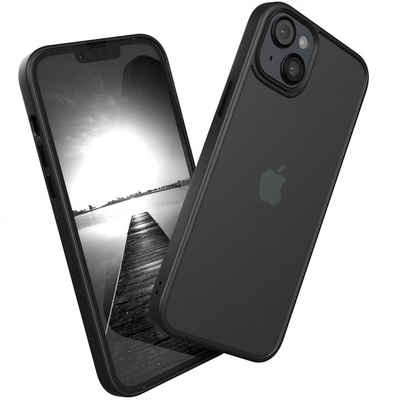 EAZY CASE Handyhülle Outdoor Case für Apple iPhone 14 Plus 6,7 Zoll, Hülle Outdoor kratzfest Schutzhülle mit Kameraschutz Robust Schwarz