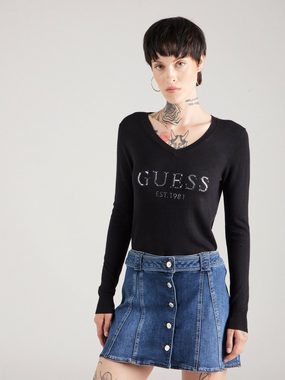 Guess Strickpullover (1-tlg) Ziersteine