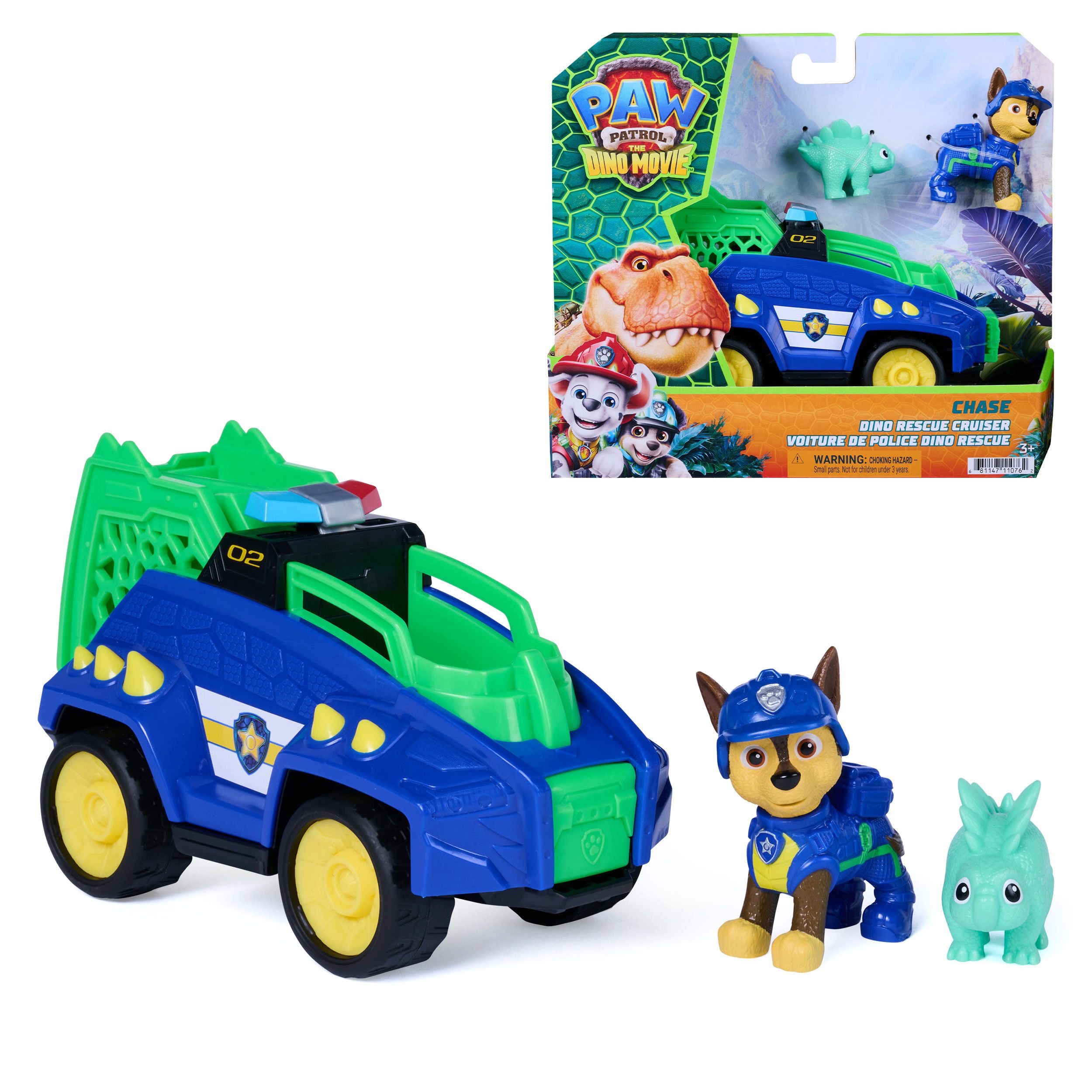 Spin Master Spielzeug-Auto PAW Patrol: Der Dino Film, Chases Dino-Rettungs-Cruiser