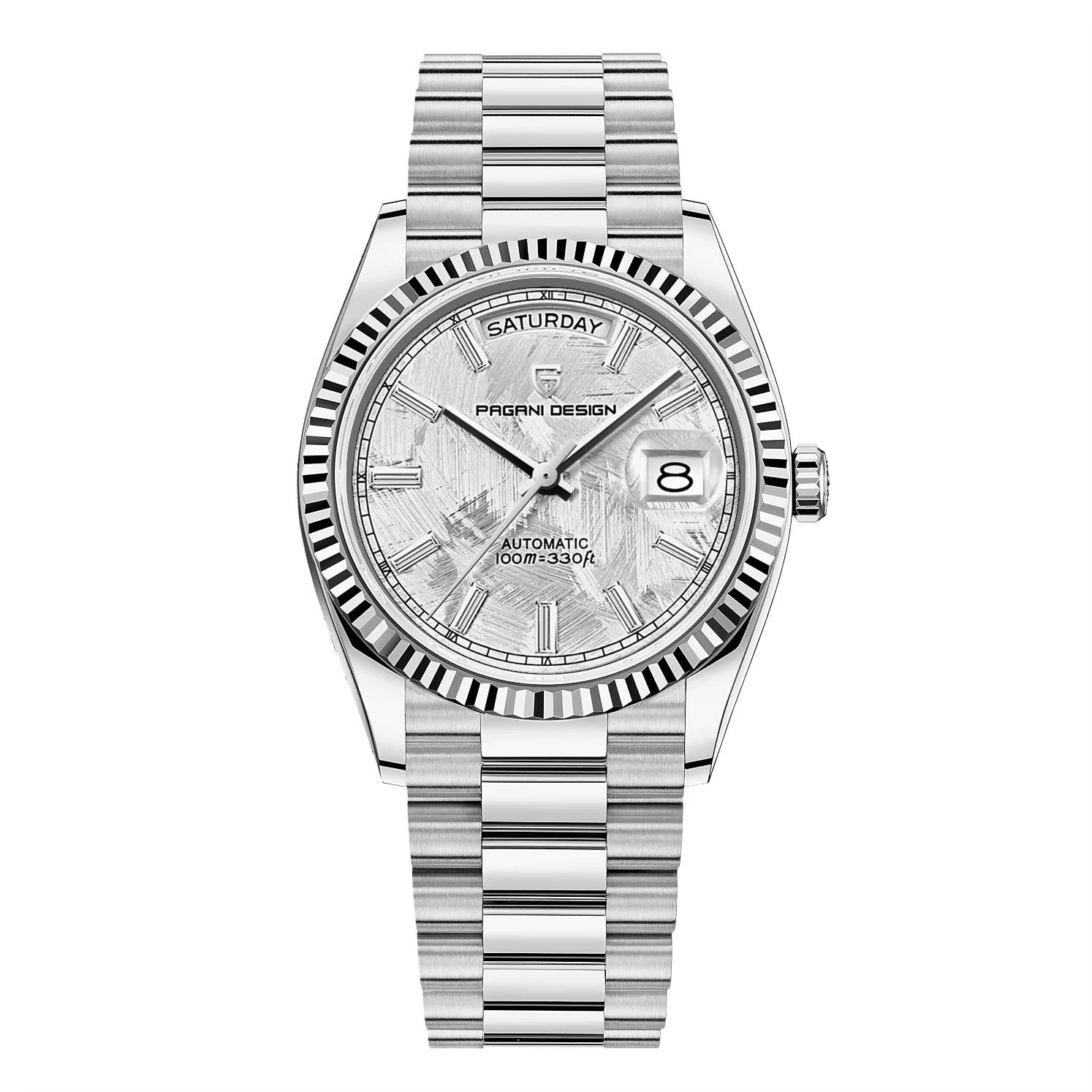 Pagani Design Automatikuhr Automatikuhr Mechanische Armbanduhr DD Herren Damen Edelstahl Saphir, (inklusive Box, Bedienungsanleitung, Garantiekarte und Uhr)